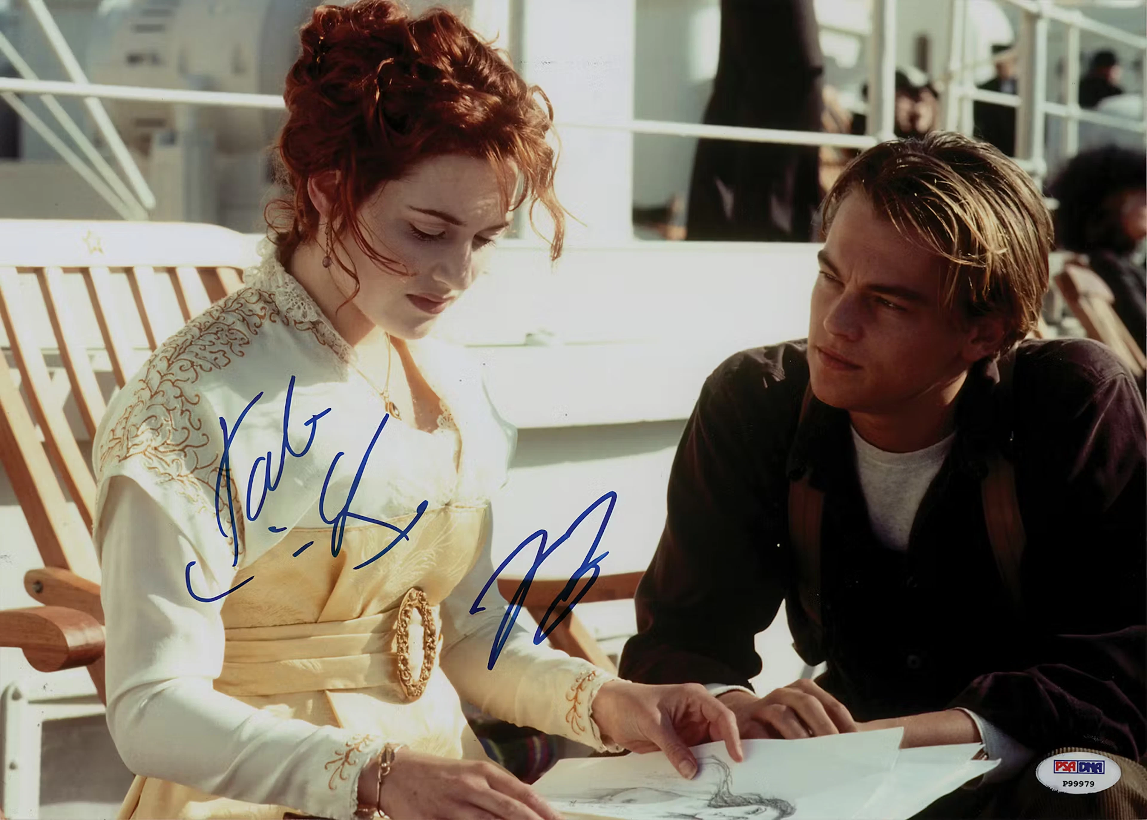 Leonardo DiCaprio and Kate Winslet Oversized Signed Photograph