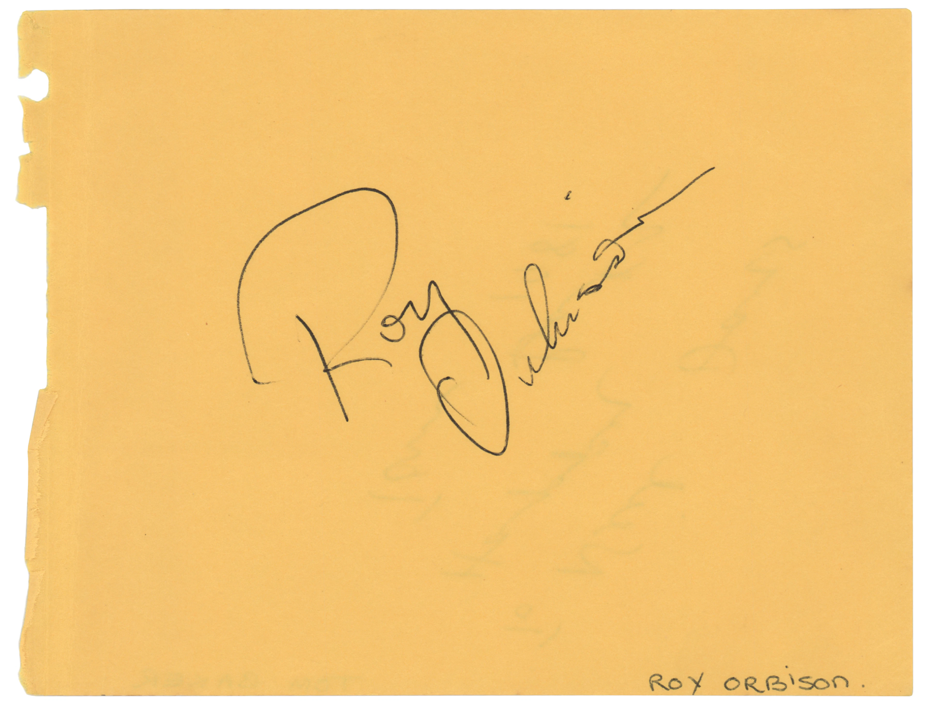 Roy Orbison Signature