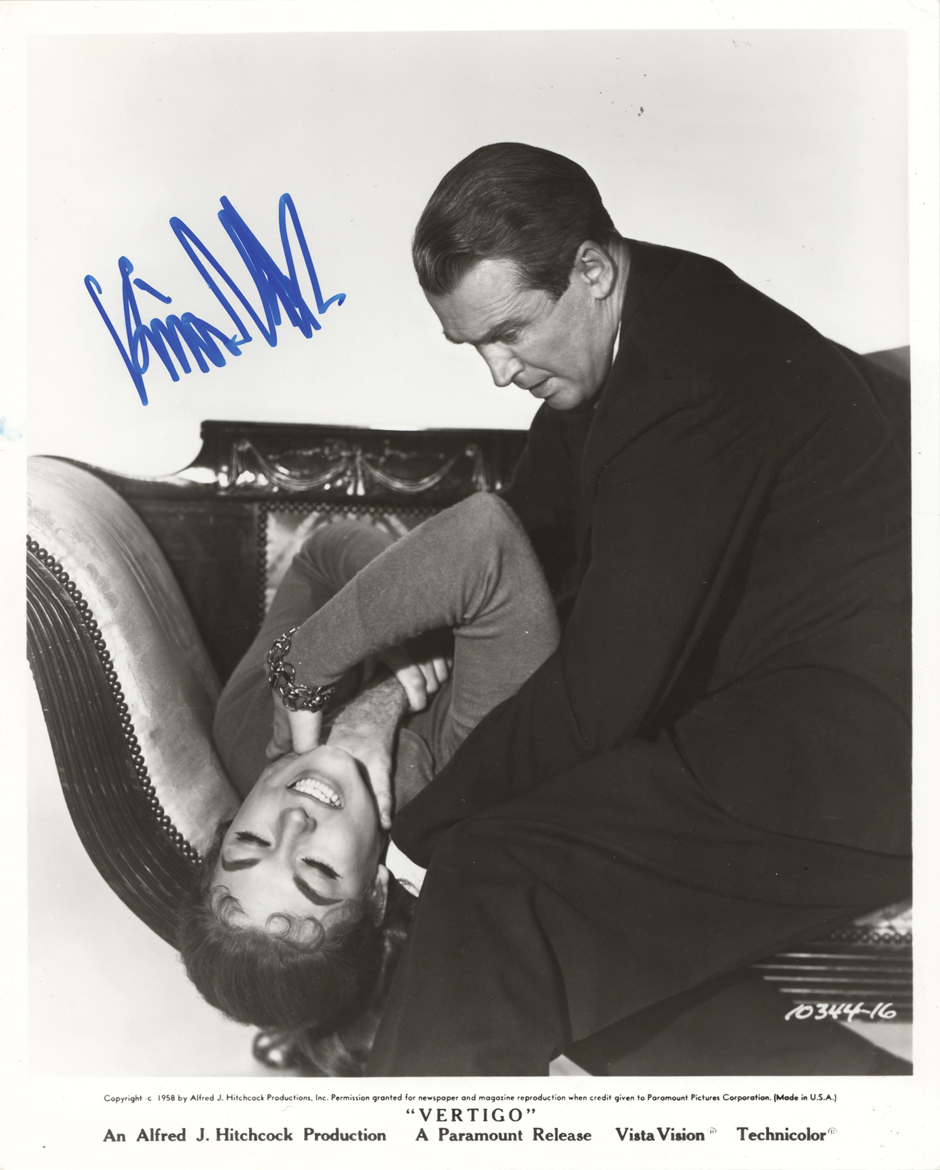 Kim Novak Signed Photograph