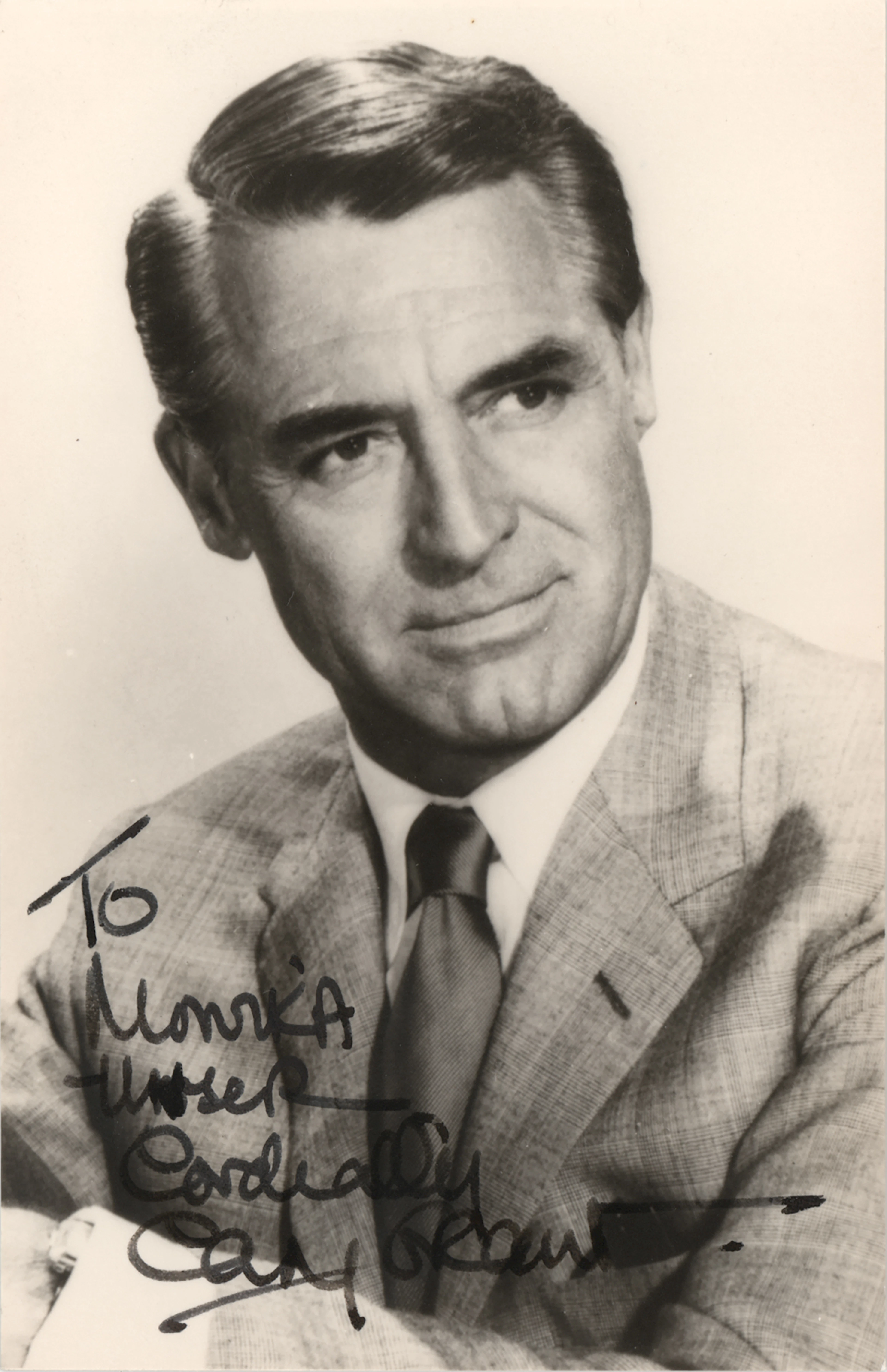Cary Grant Signed Photograph