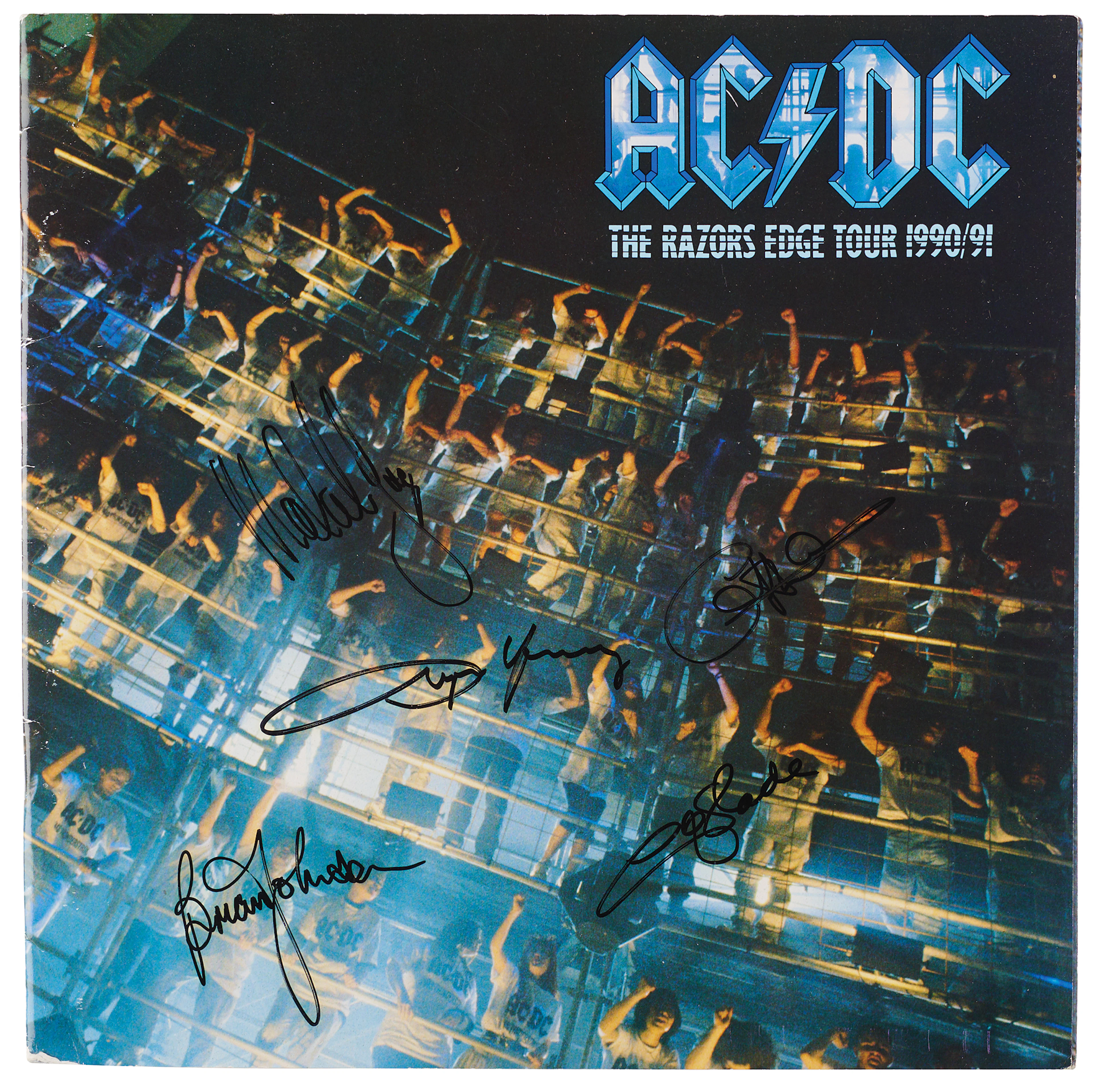 AC/DC Signed Program - The Razors Edge Tour