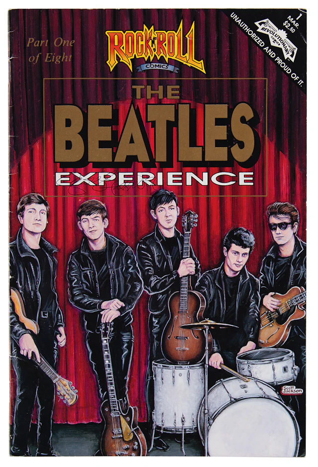 Beatles: George Harrison Signed Comic Book - The Beatles Experience
