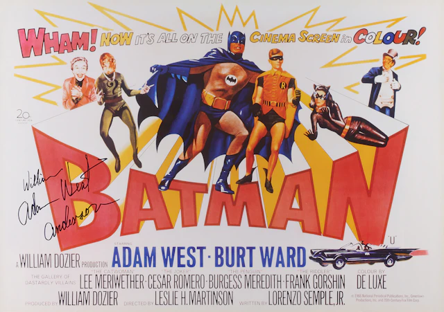 Batman: Adam West Signed Poster (27˝ x 19˝)