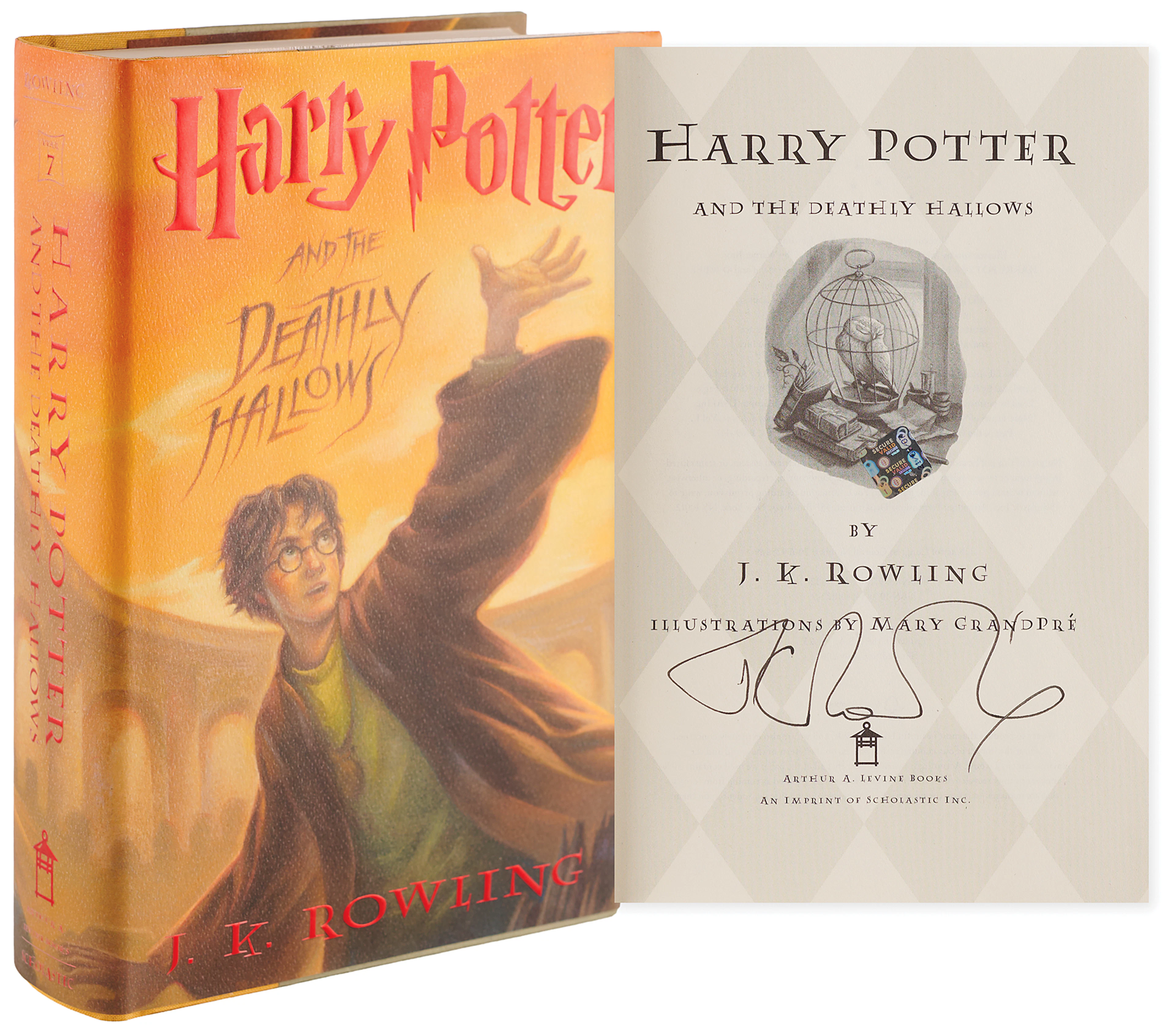 J. K. Rowling Signed Book - Harry Potter and the Deathly Hallows