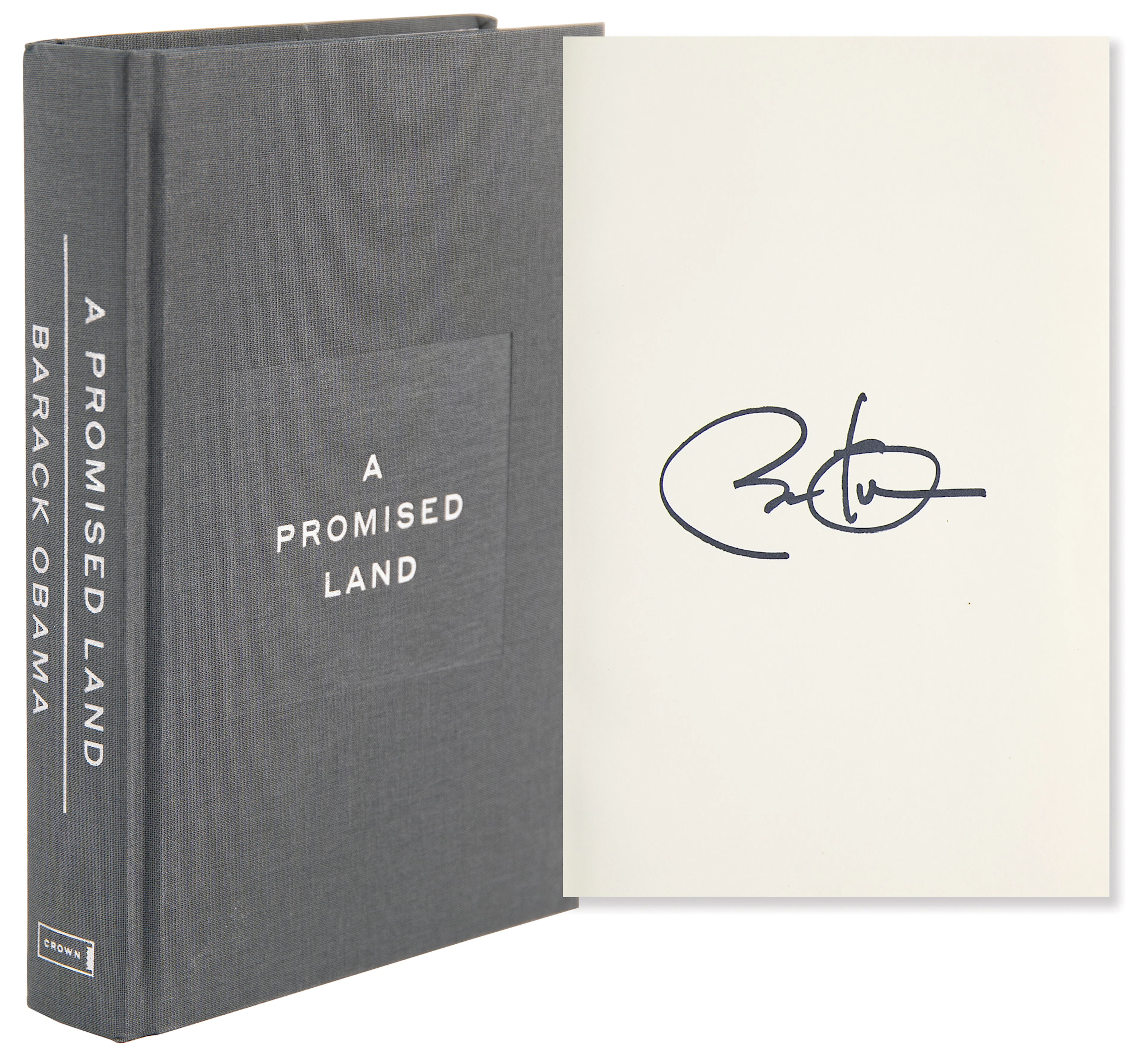 Barack Obama Signed Book - A Promised Land
