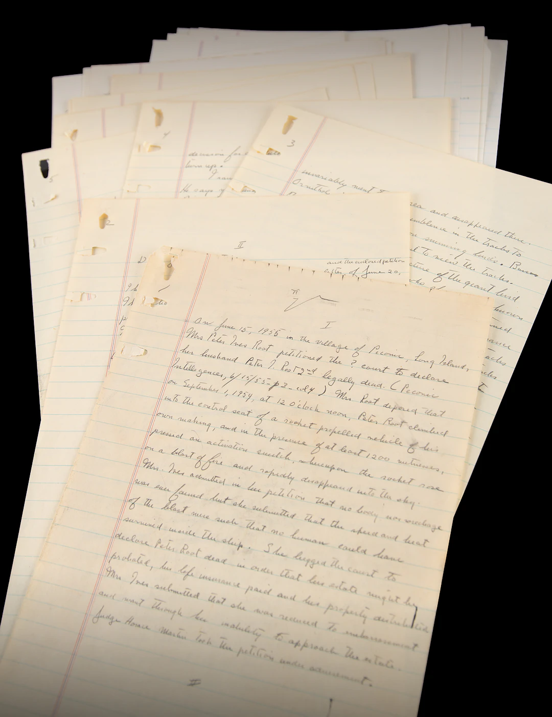 John Steinbeck Handwritten Manuscript for the Unpublished Experimental