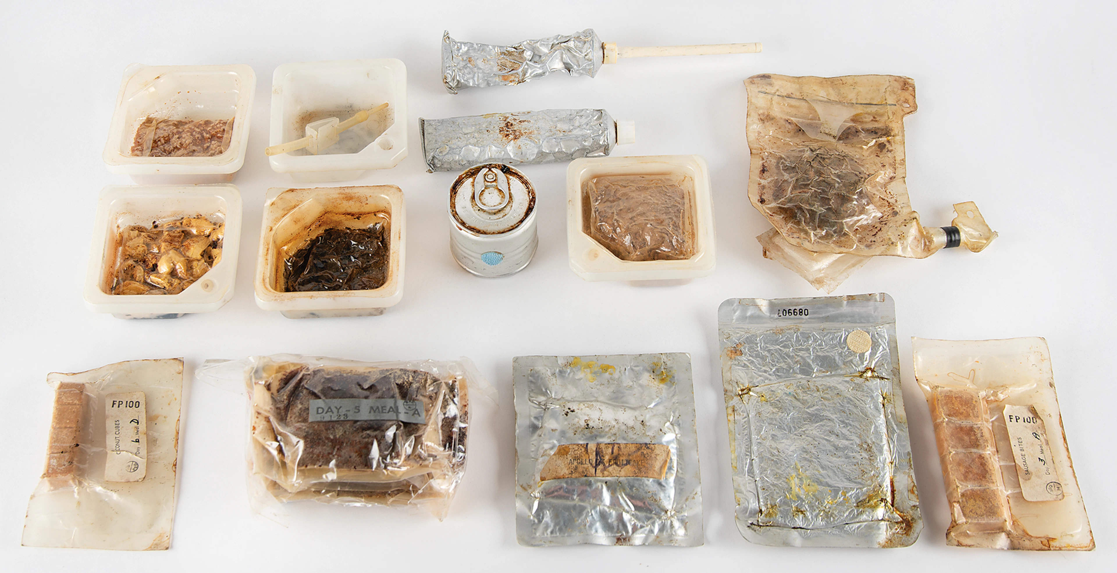 Space Food Collection of (14) Packages and Containers from the Apollo