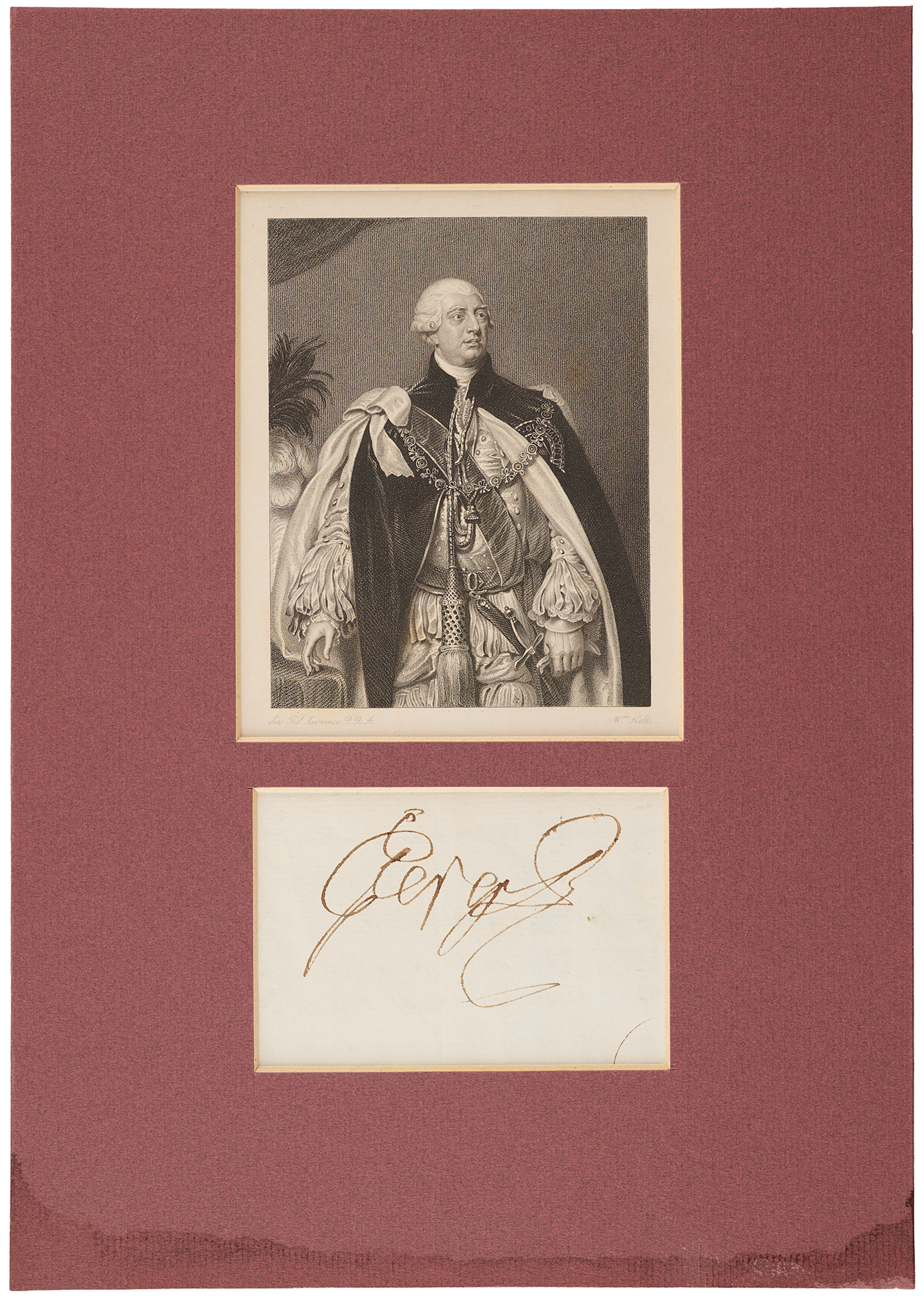 King George III Signature