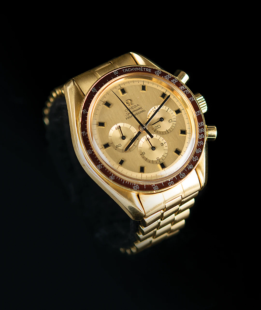 Omega Speedmaster Professional 18K Gold Apollo 11 Commemorative Watch