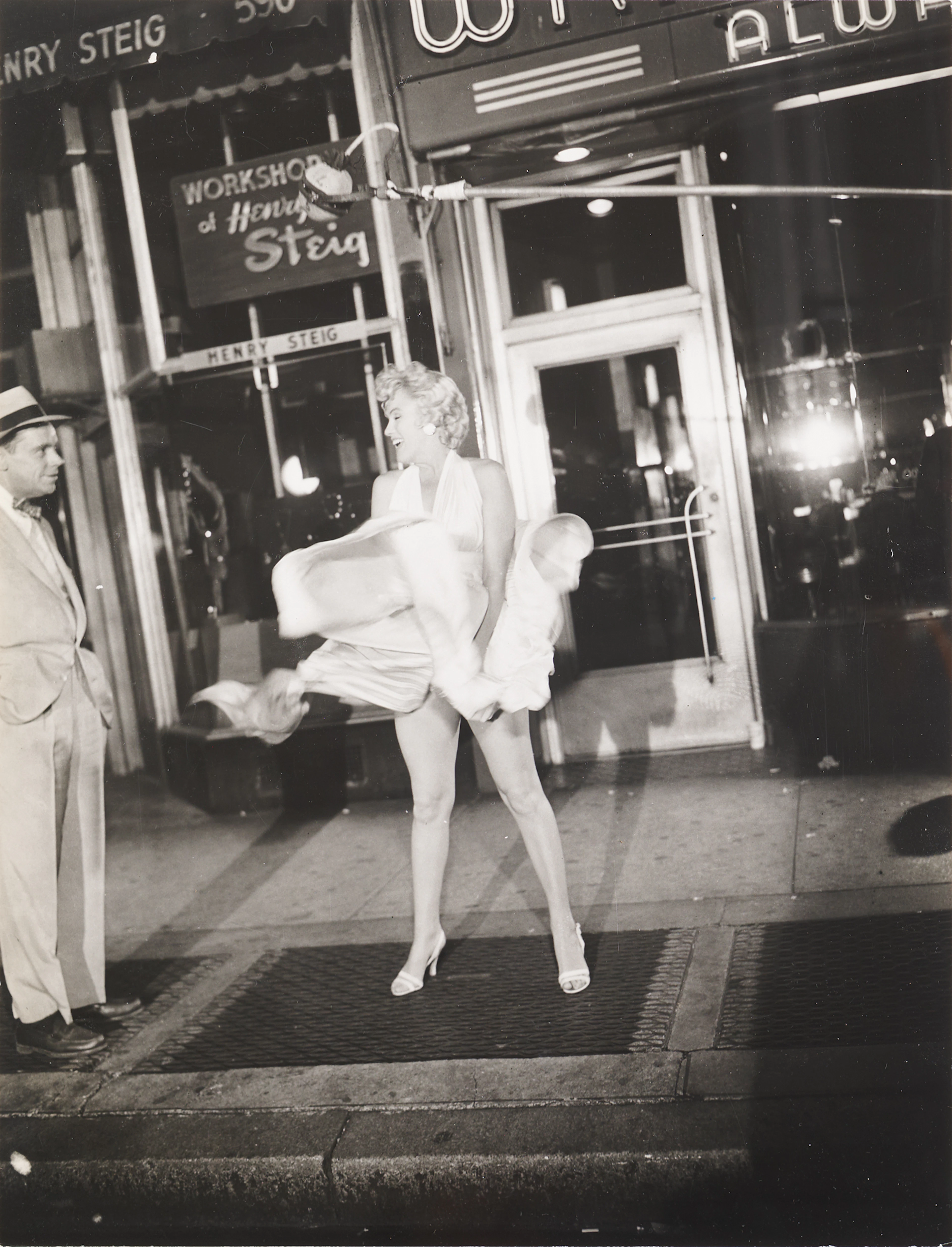 Marilyn Monroe Oversized Original 'White Dress' Photograph - PSA Type II