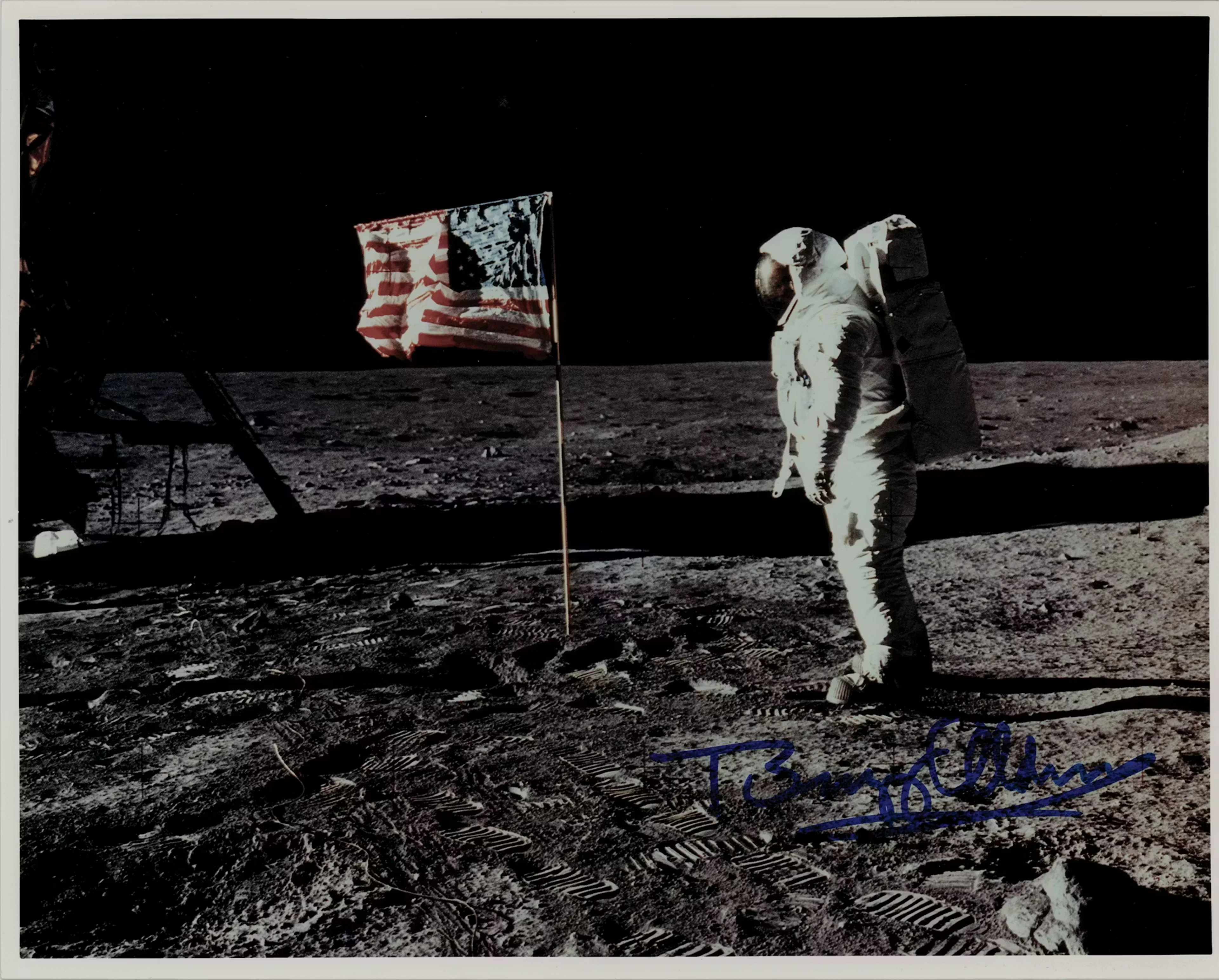 Buzz Aldrin Signed Photograph