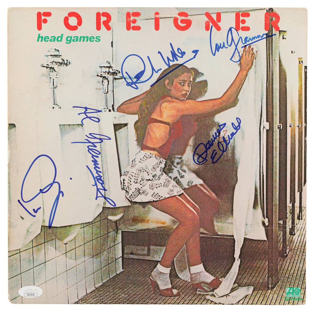Foreigner Signed Album - Head Games