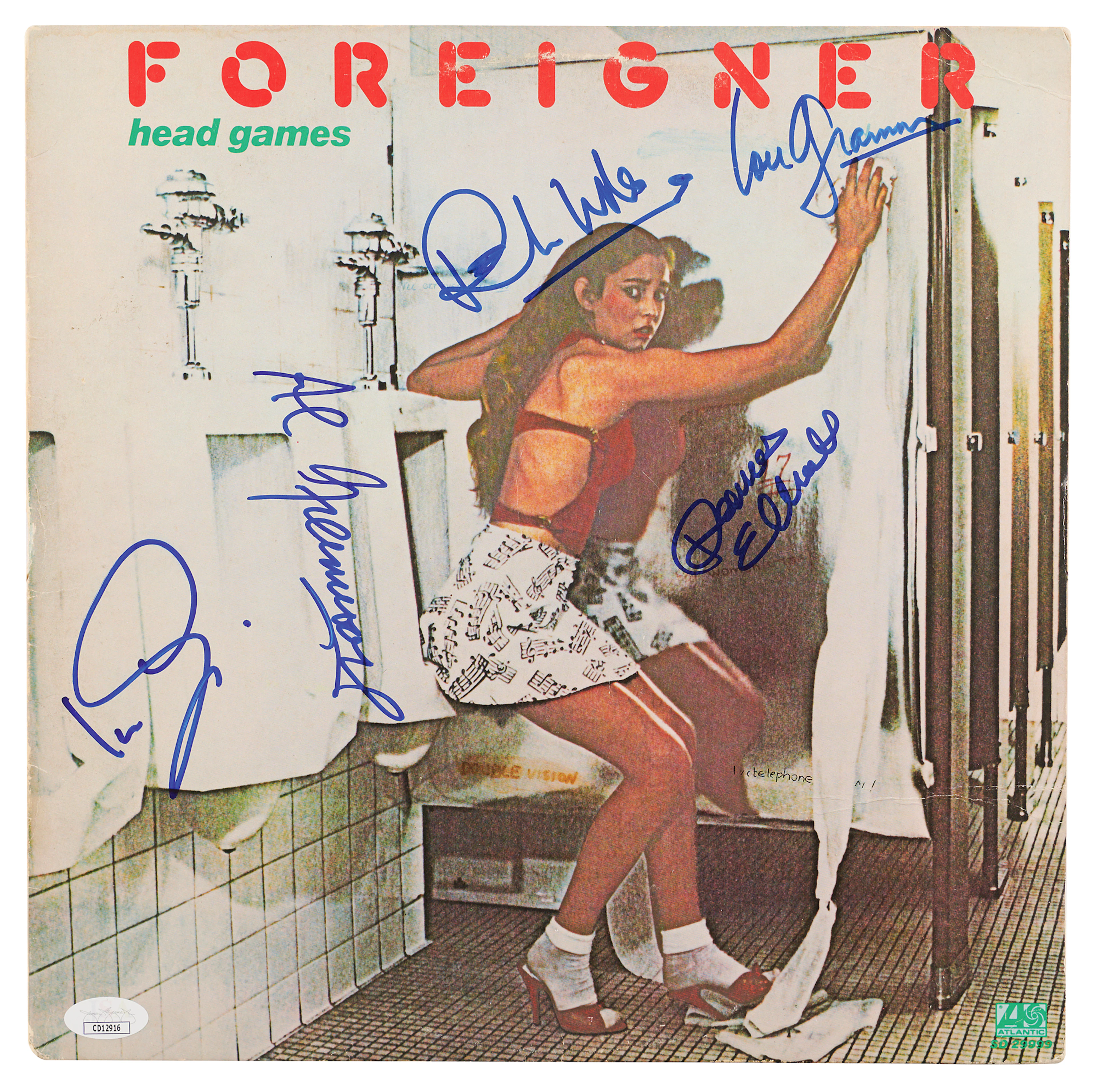 Foreigner Signed Album - Head Games