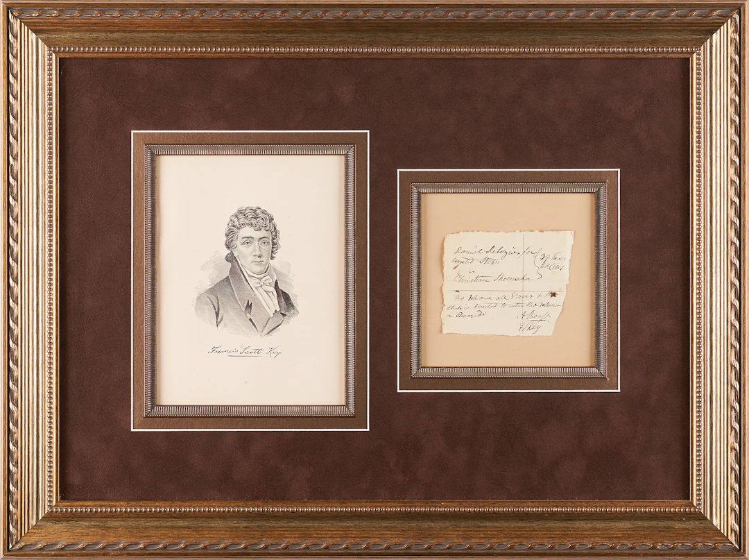 Francis Scott Key Document Signed