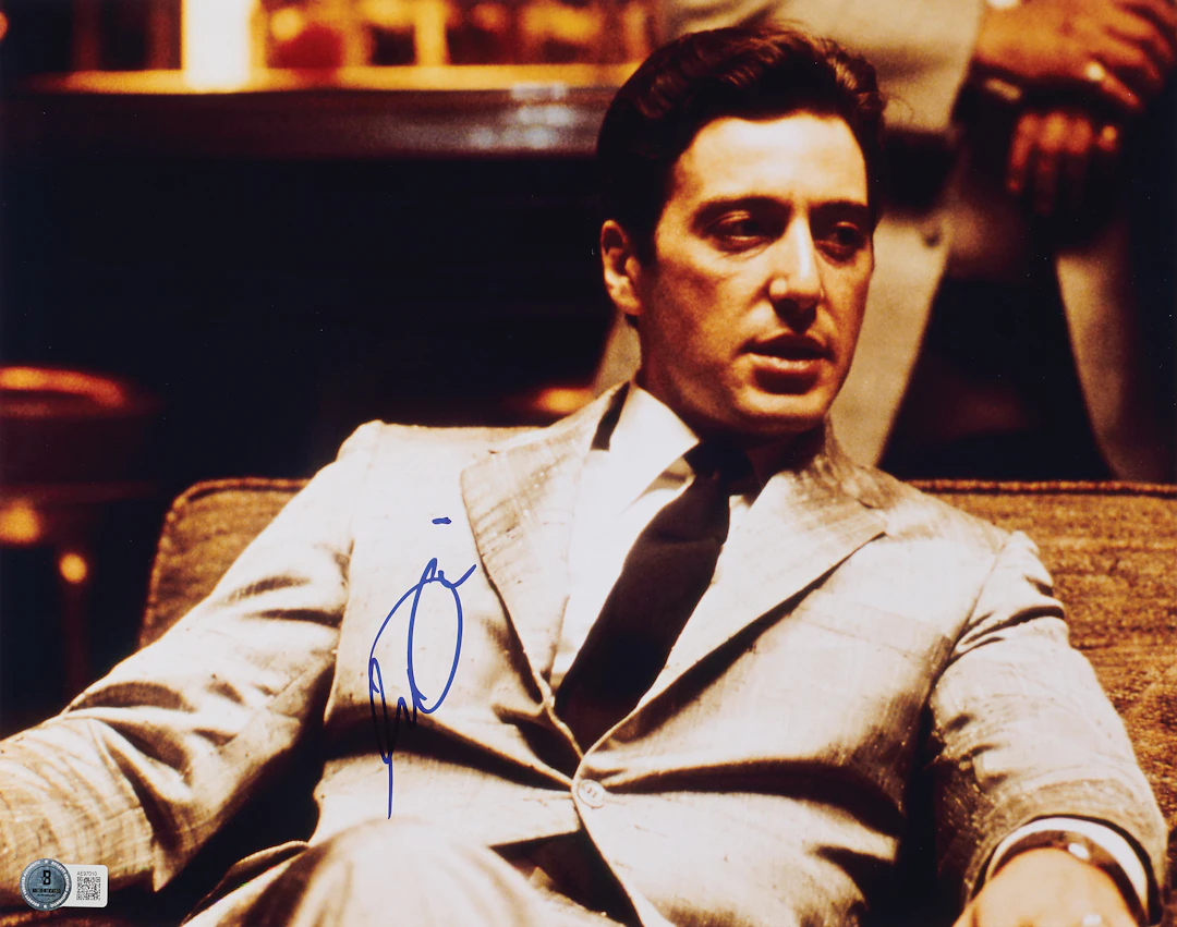 Al Pacino Oversized Signed Photograph - BAS 10