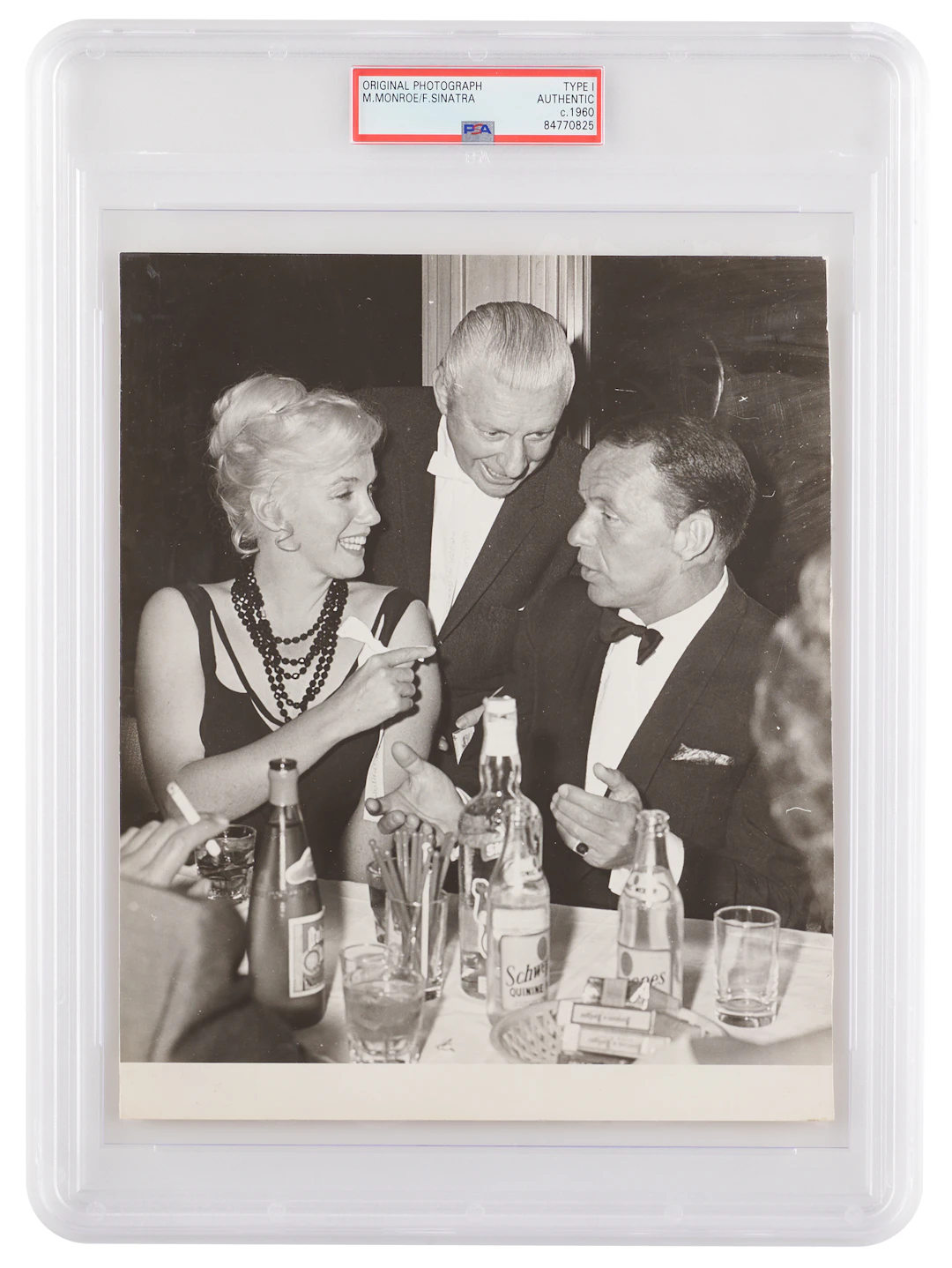 Marilyn Monroe and Frank Sinatra Original Photograph - PSA Type I