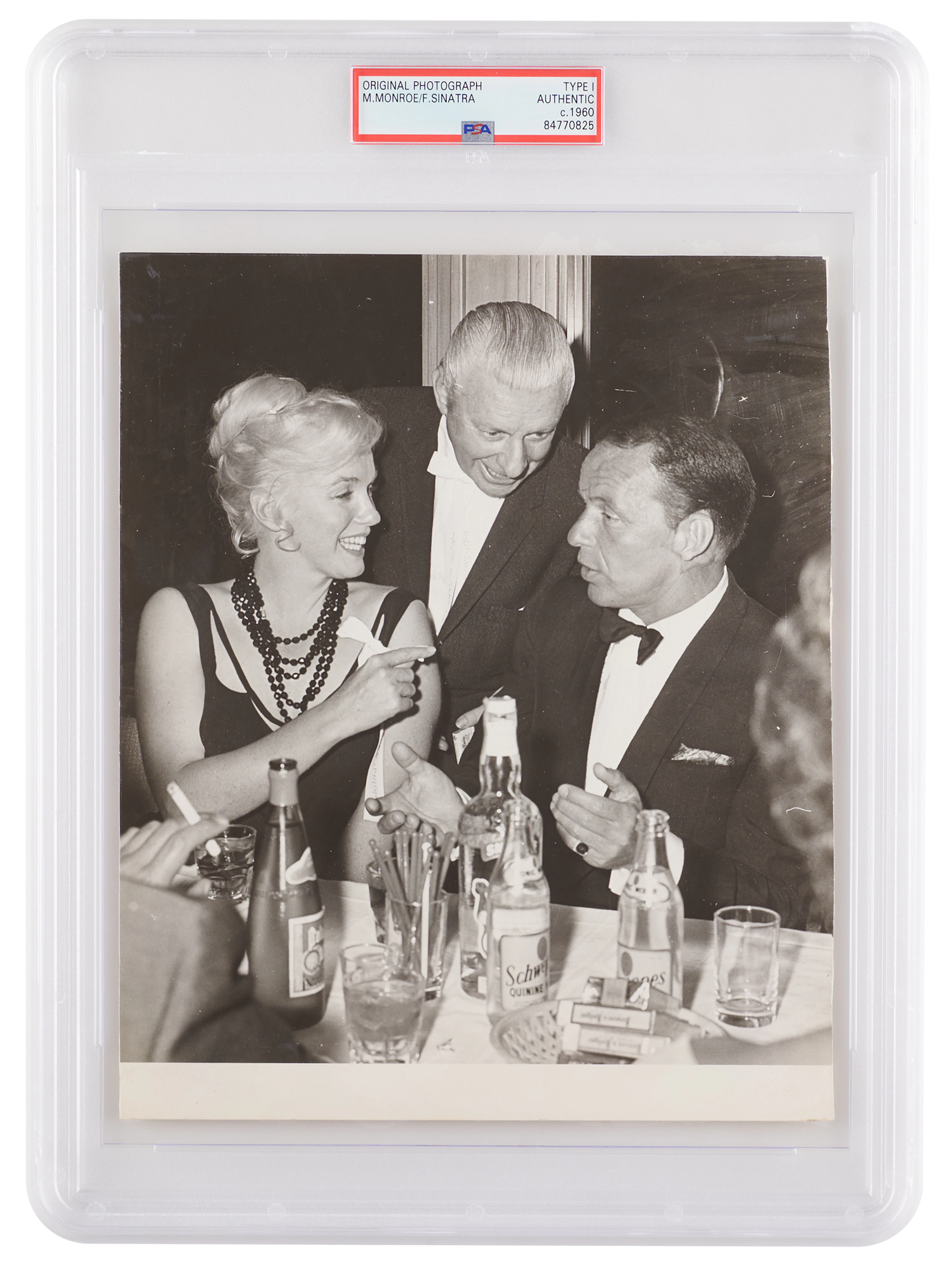 Marilyn Monroe and Frank Sinatra Original Photograph - PSA Type I