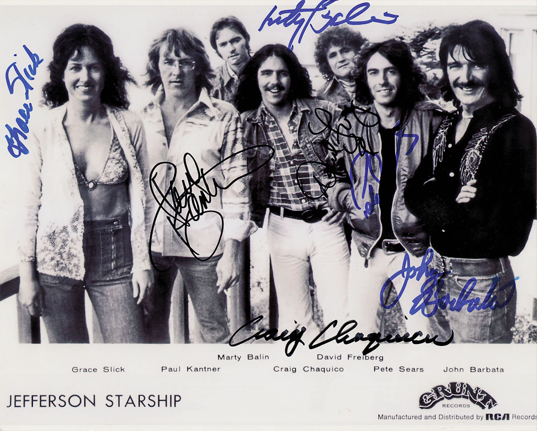 Jefferson Starship Signed Photograph