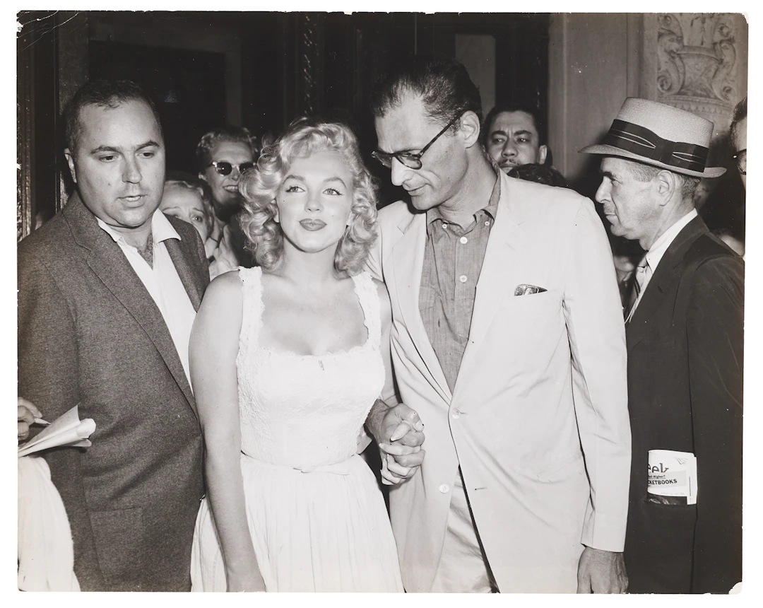 Marilyn Monroe and Arthur Miller Original Oversized Photograph - PSA Type II