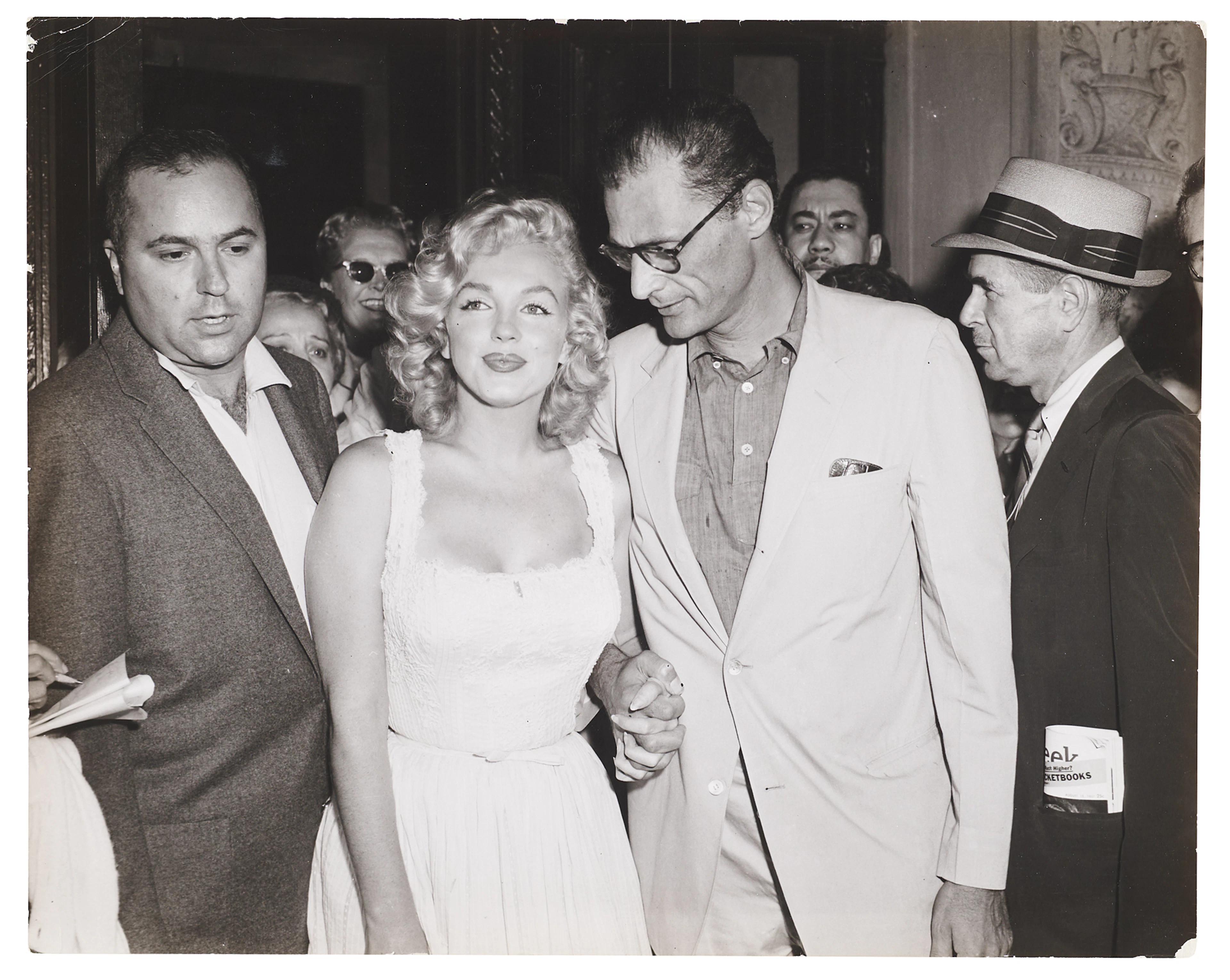 Marilyn Monroe and Arthur Miller Original Oversized Photograph - PSA Type II
