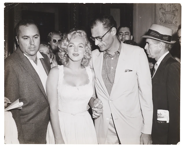 Marilyn Monroe and Arthur Miller Original Oversized Photograph - PSA Type II
