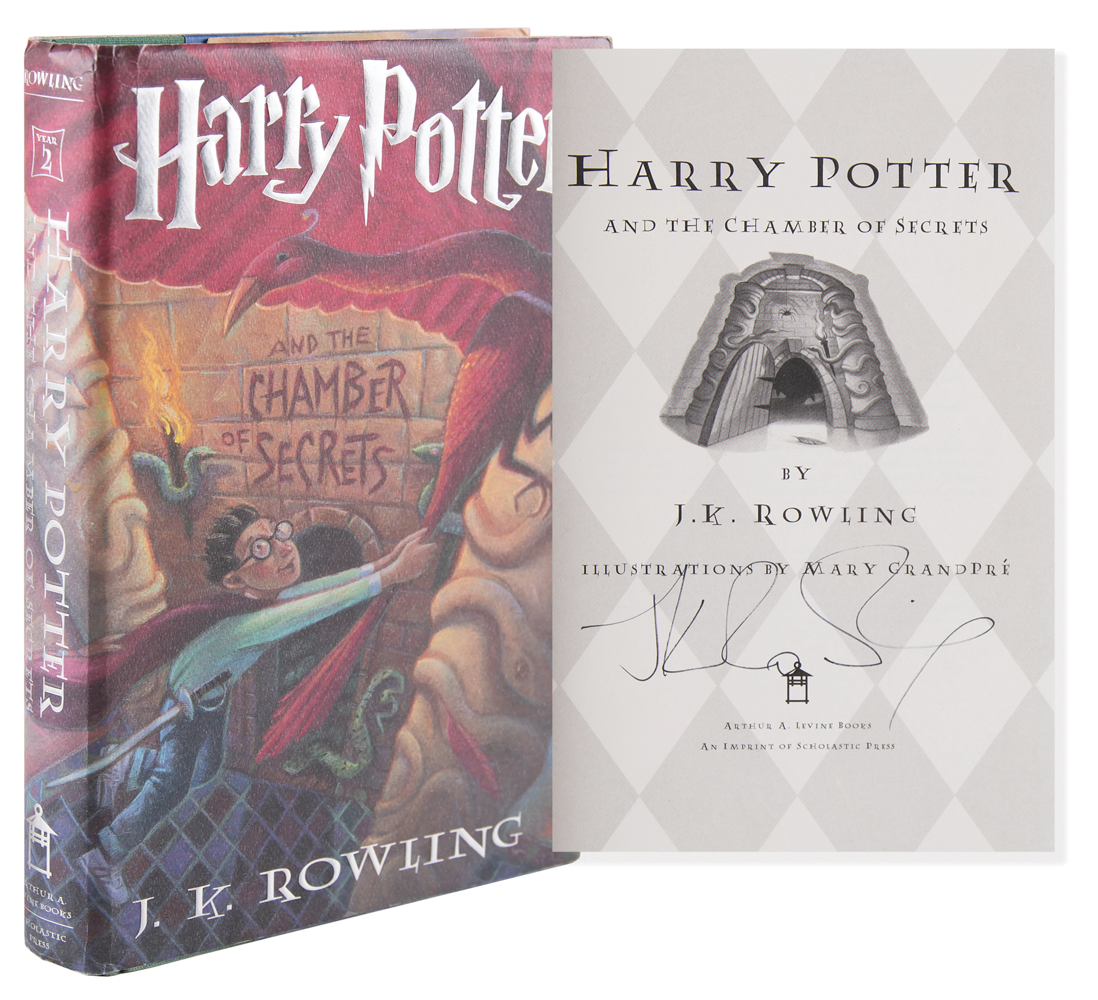 J. K. Rowling Signed Book - Harry Potter and the Chamber of Secrets