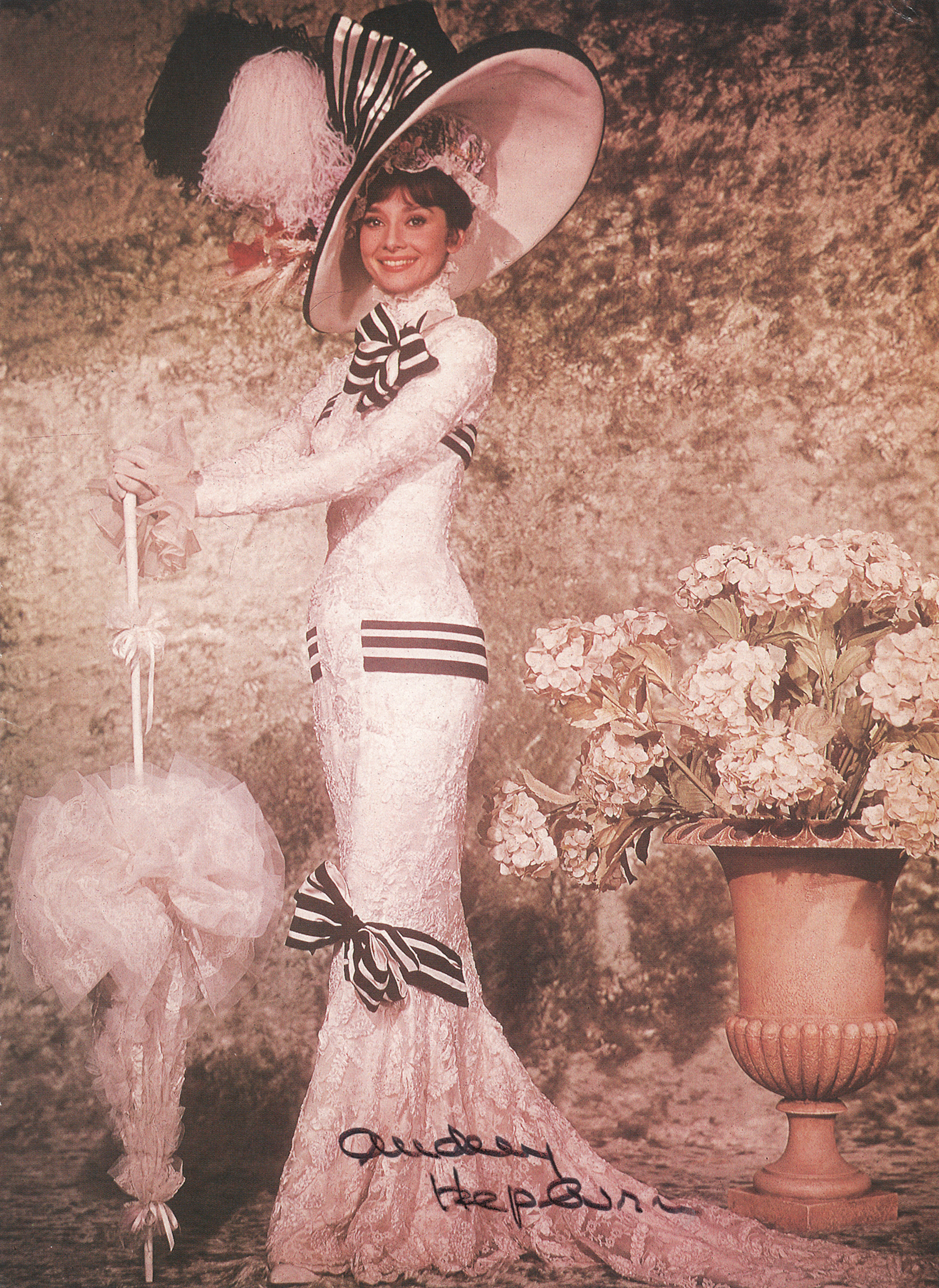 Audrey Hepburn Signed Photograph as Eliza Doolittle from My Fair Lady