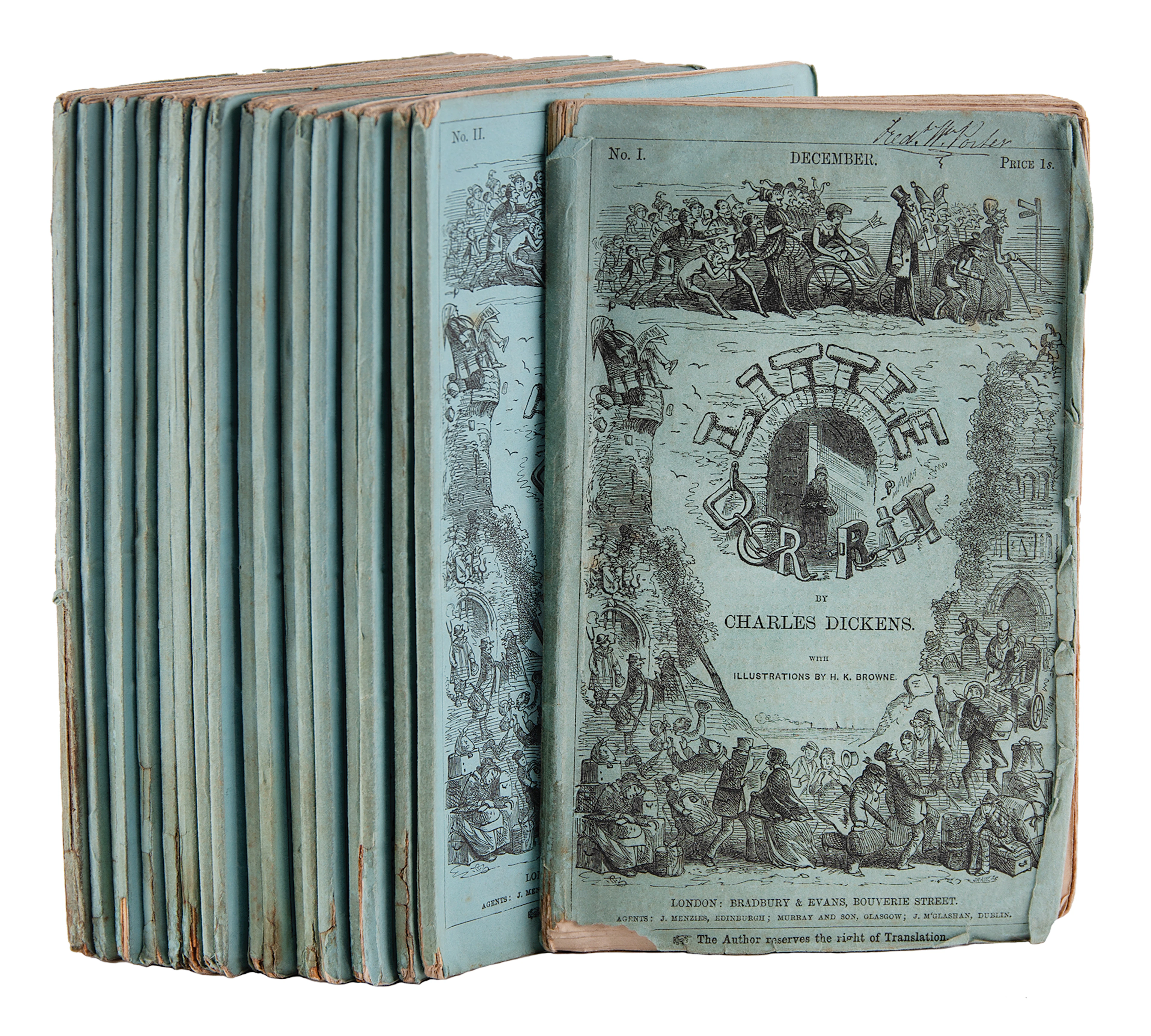 Charles Dickens: Little Dorrit (First Edition in the Original Monthly Parts)