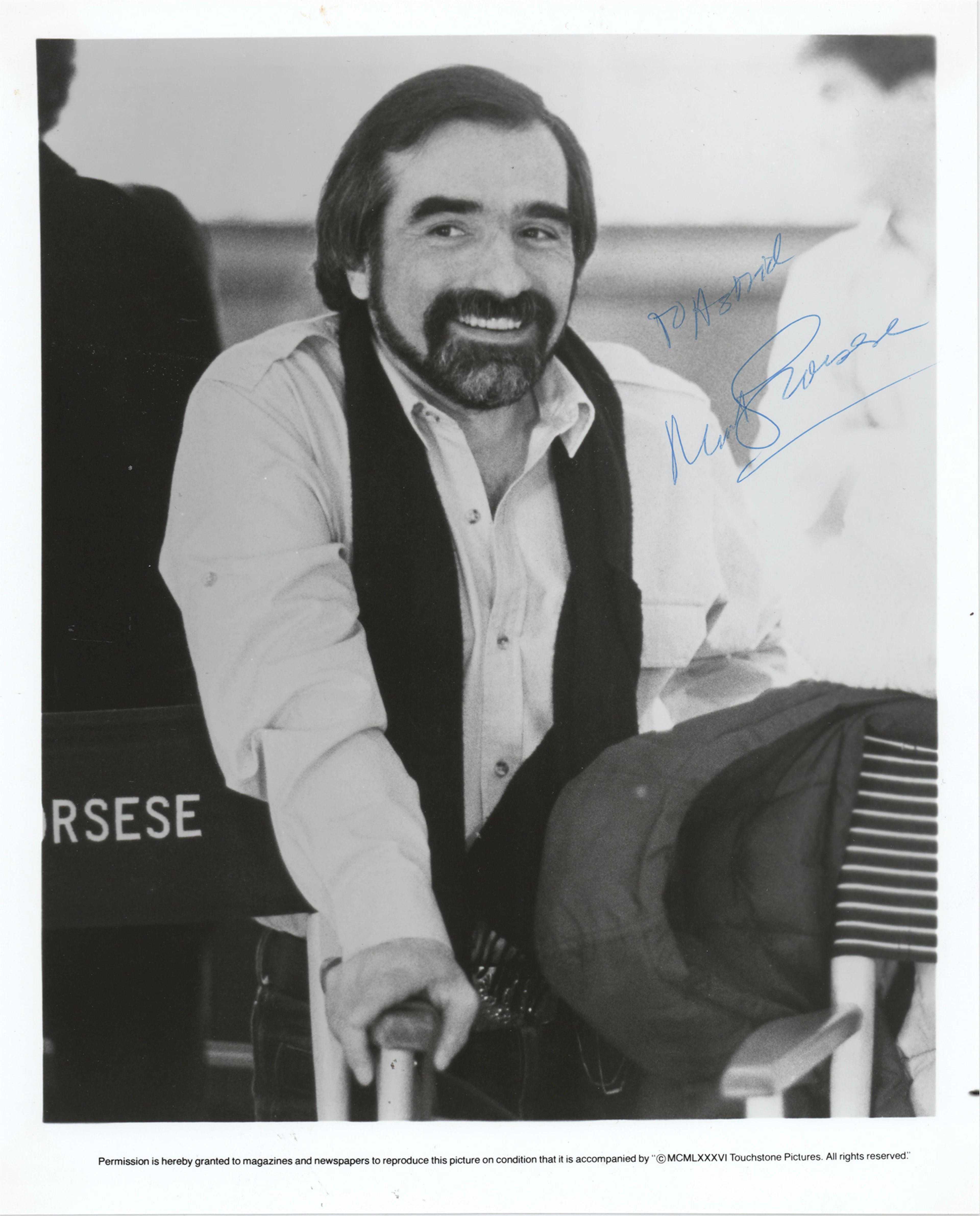Martin Scorsese Signed Photograph