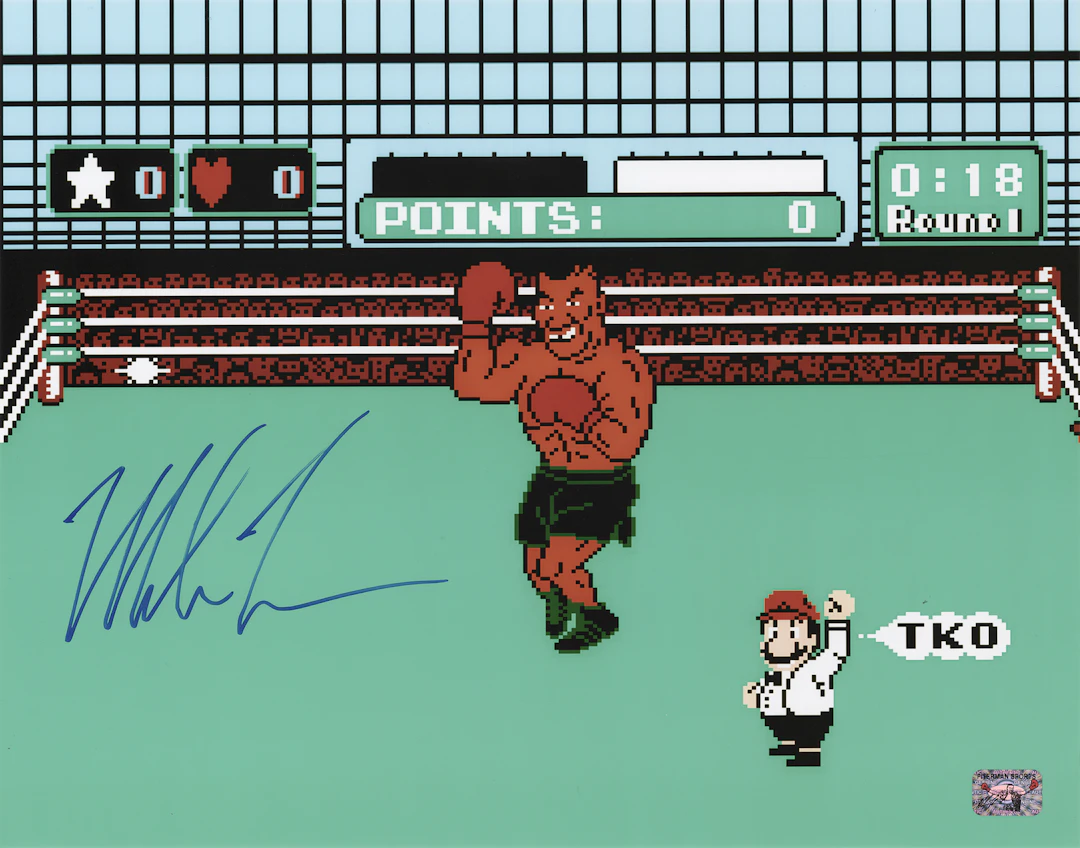 Mike Tyson Signed Oversized Photograph