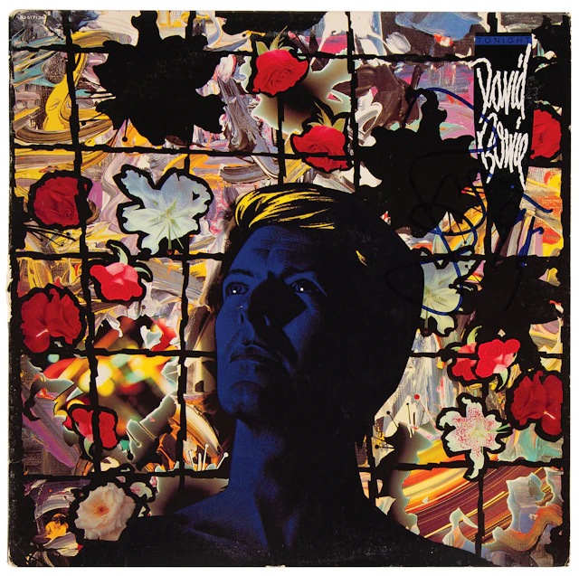 David Bowie Signed Album - Tonight