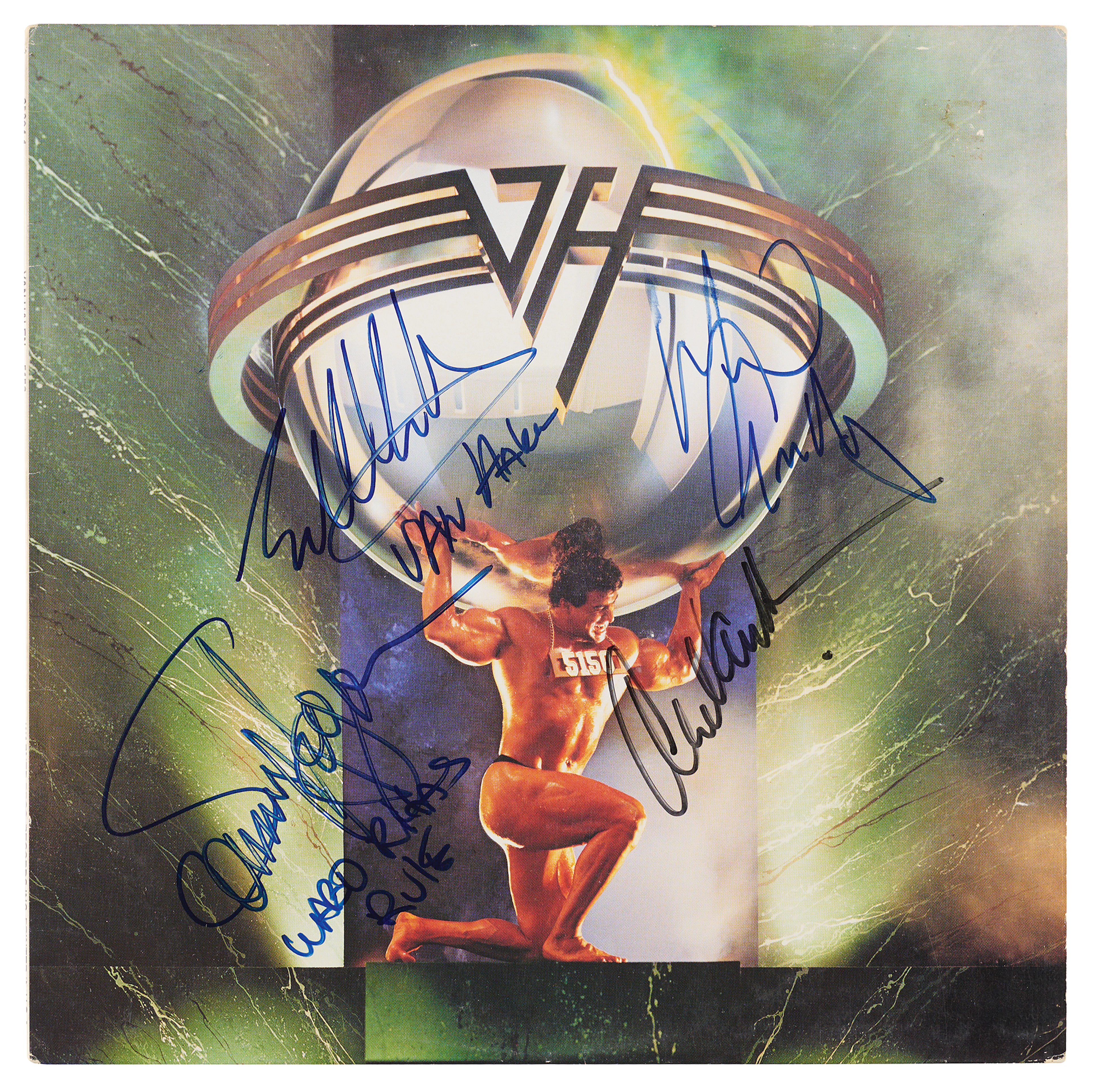 Van Halen Signed Album - 5150