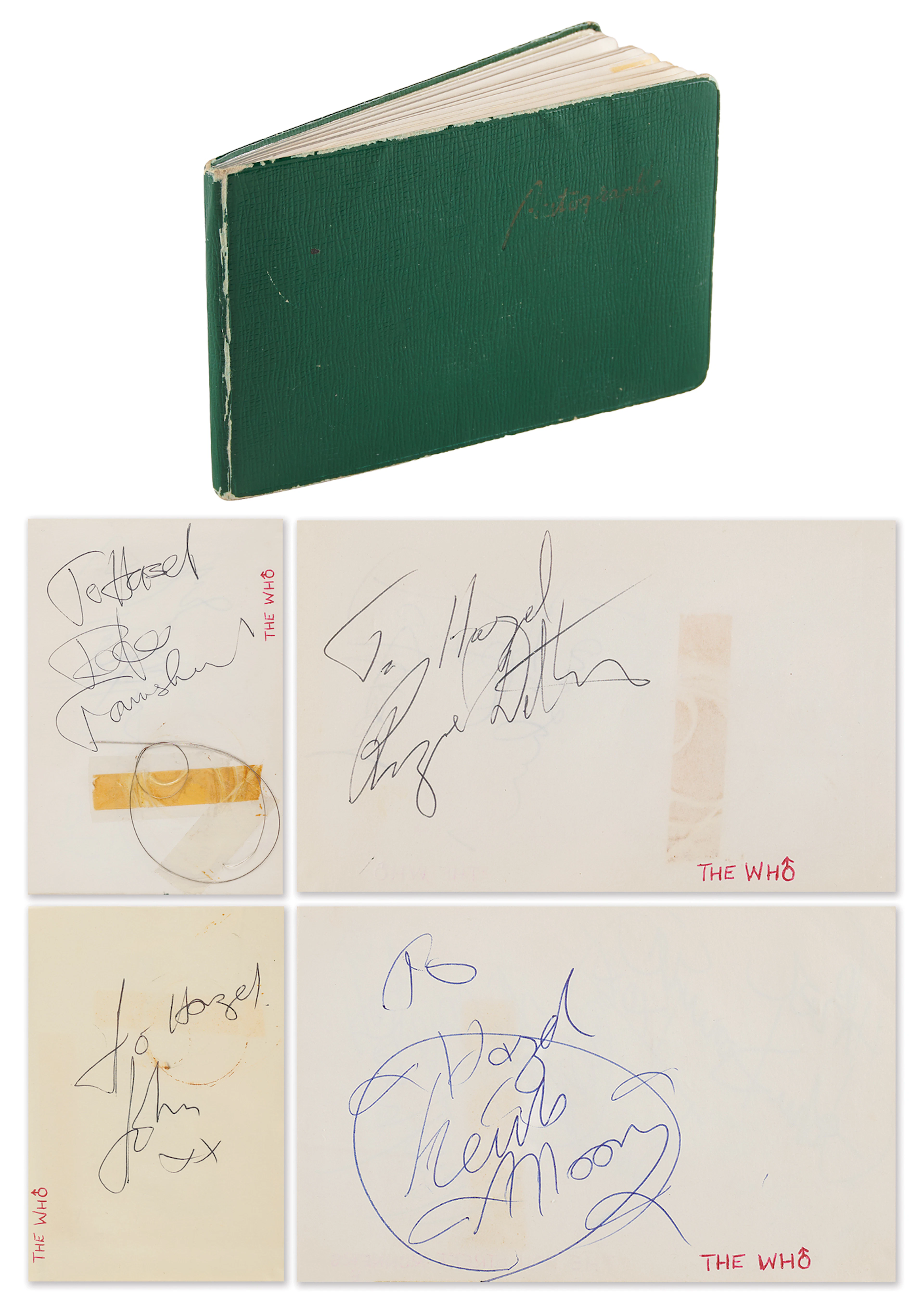The Who Signatures, with Pete Townshend's Broken Guitar String