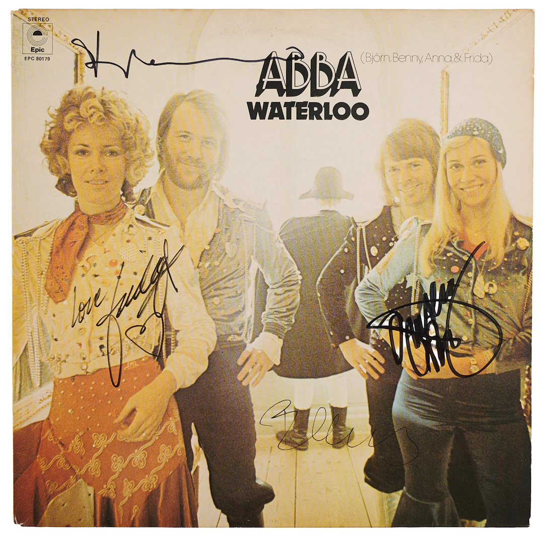 ABBA Signed Album - Waterloo