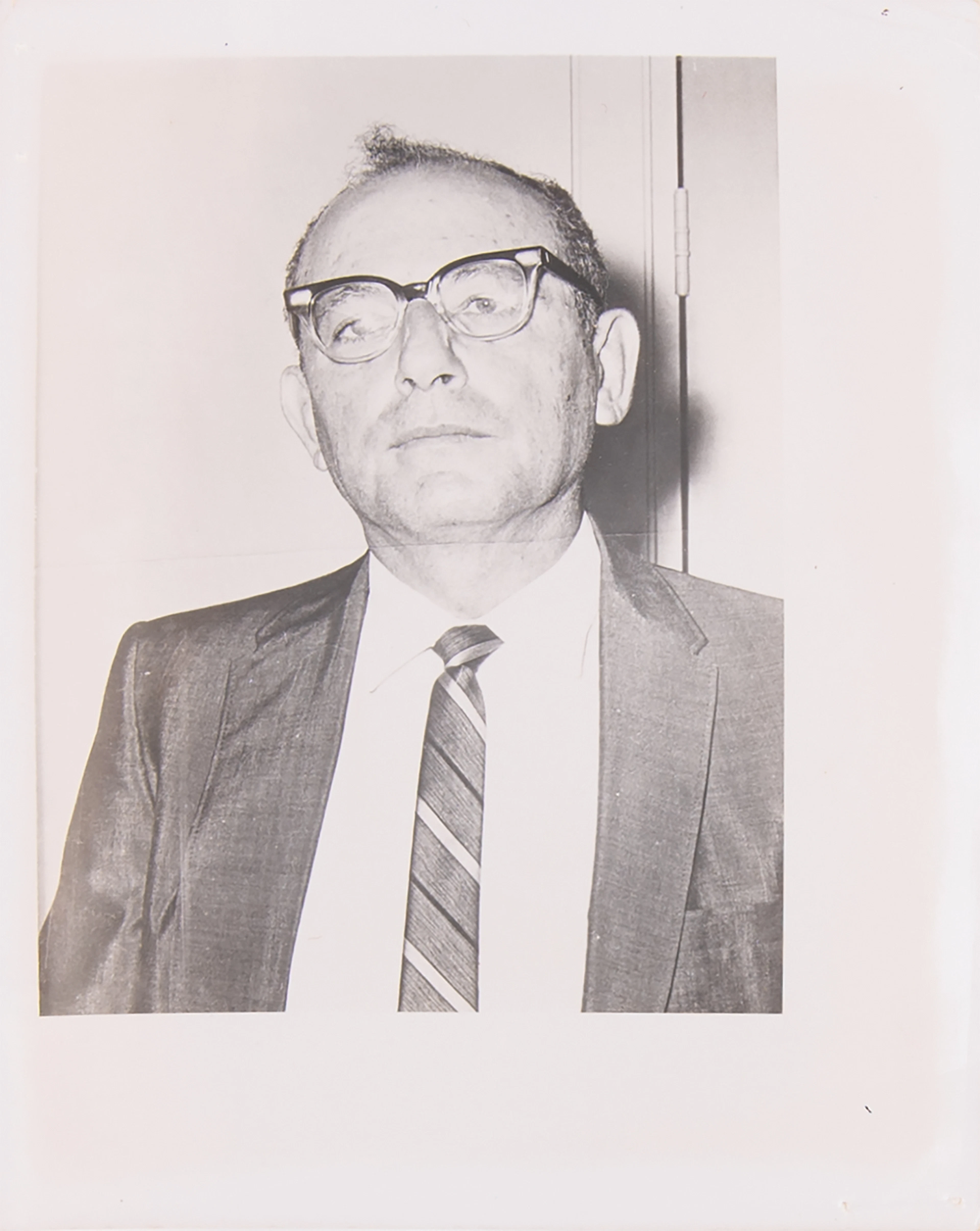 Santo Trafficante, Jr. Original 1962 Tampa Police Department Mugshot Photograph