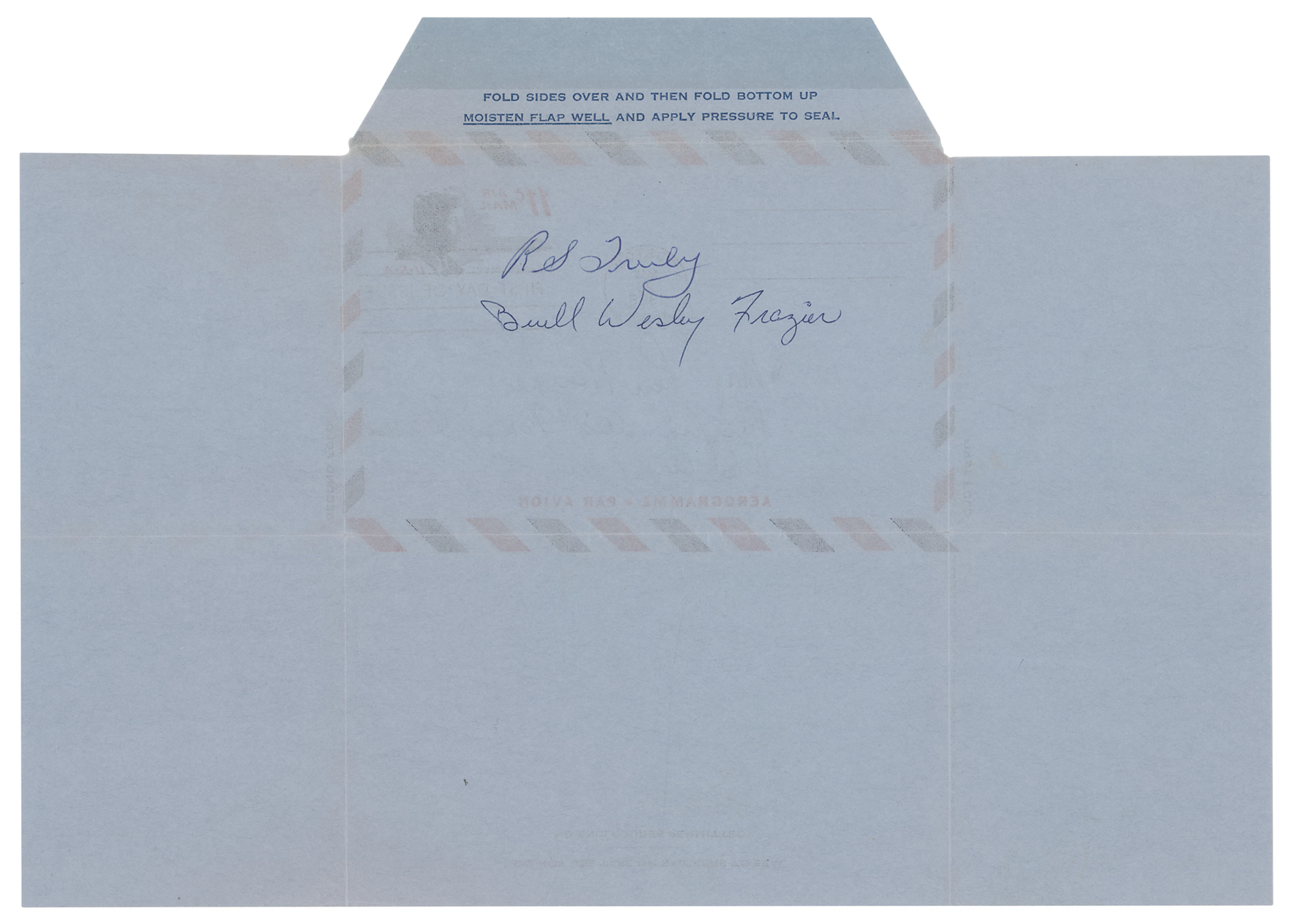 Lee Harvey Oswald: Roy S. Truly and Buell Wesley Frazier Signatures