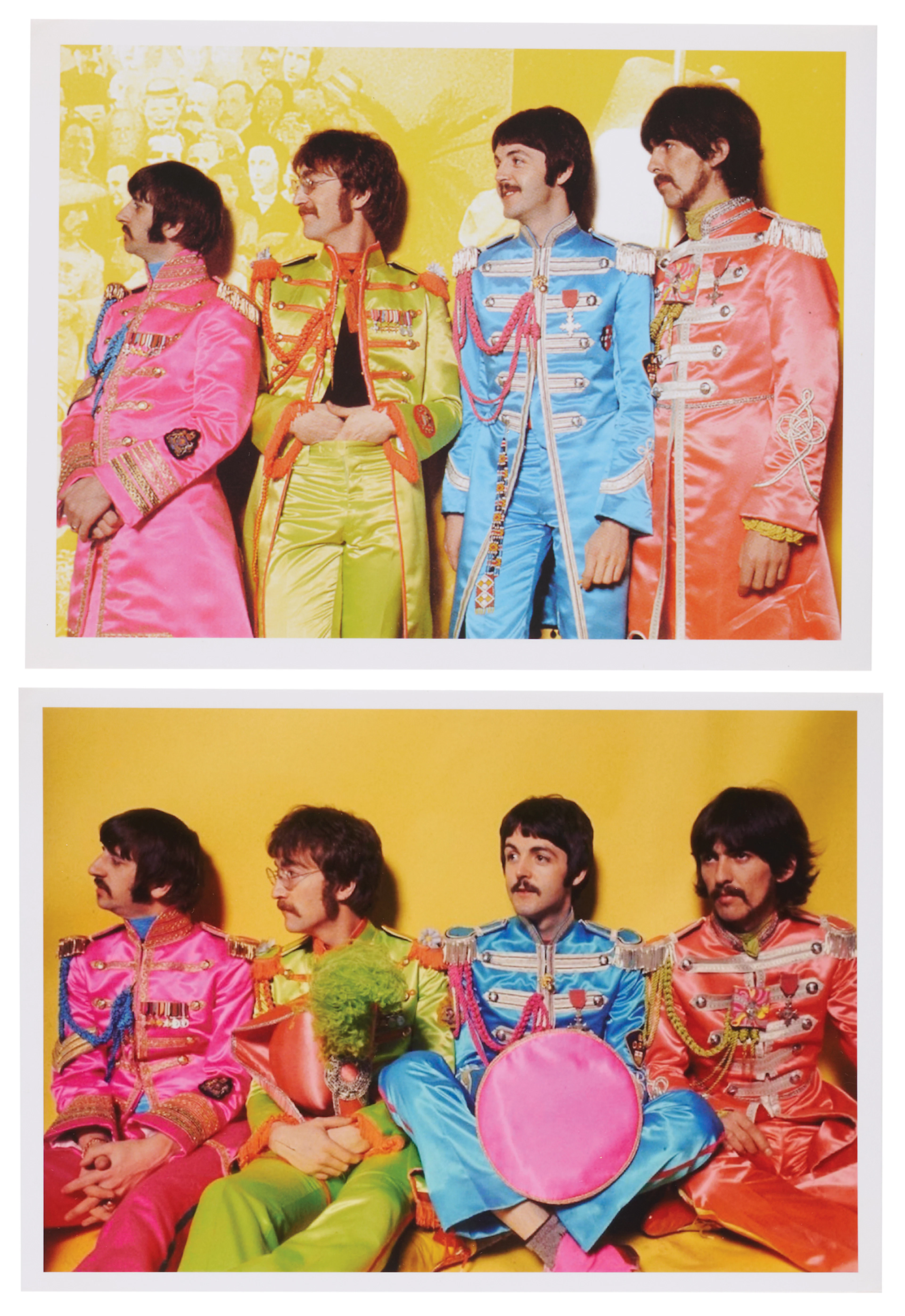 Beatles: Peter Blake (2) Original 'Sgt. Pepper's' Outtake Photographs
