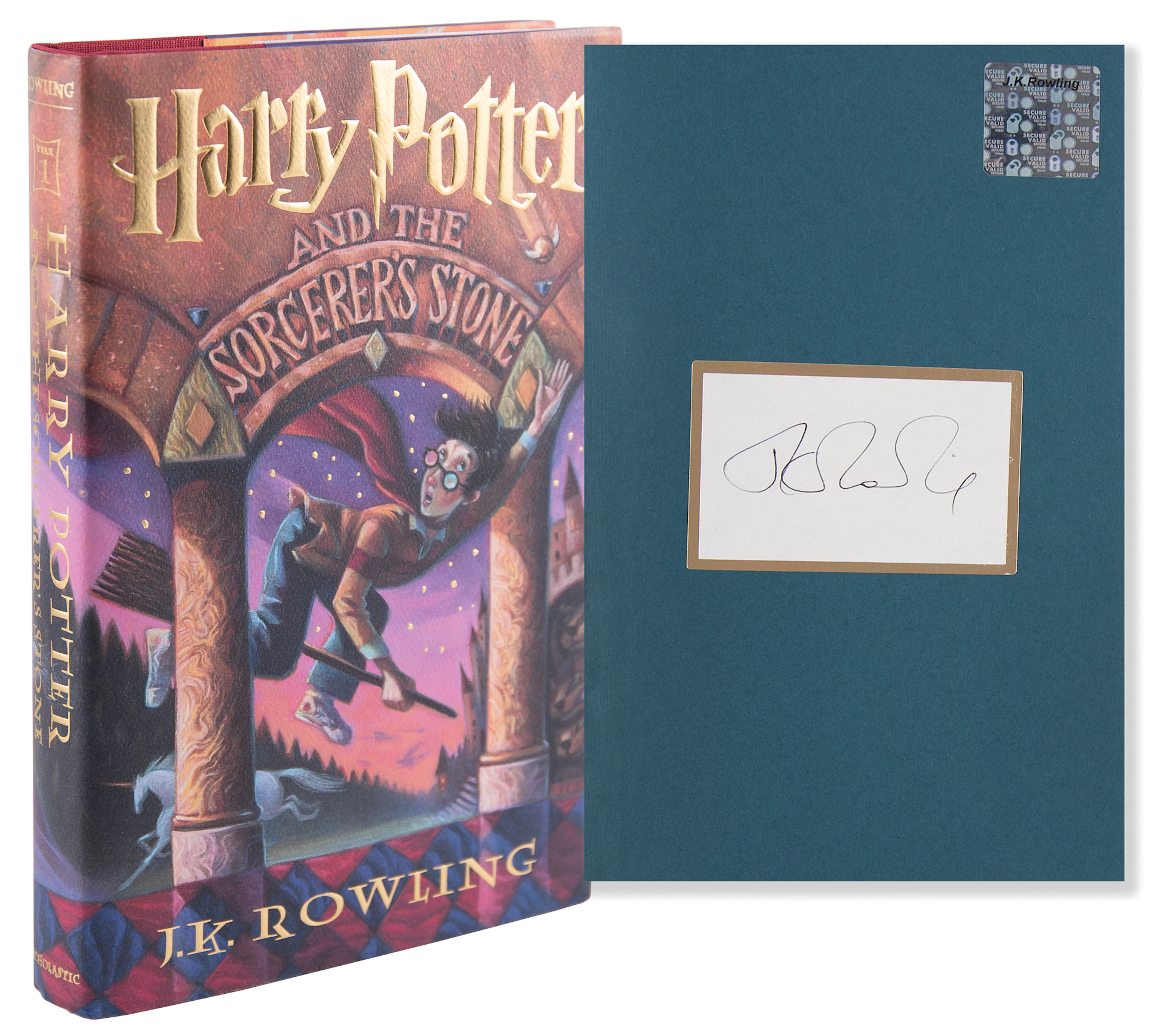J. K. Rowling Signed Book (Harry Potter and the Sorcerer's Stone)