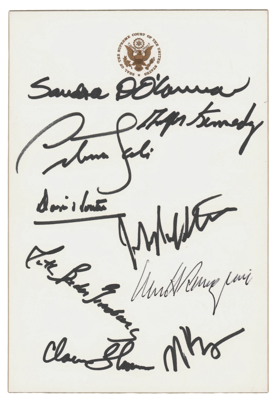 Rehnquist Court Signatures