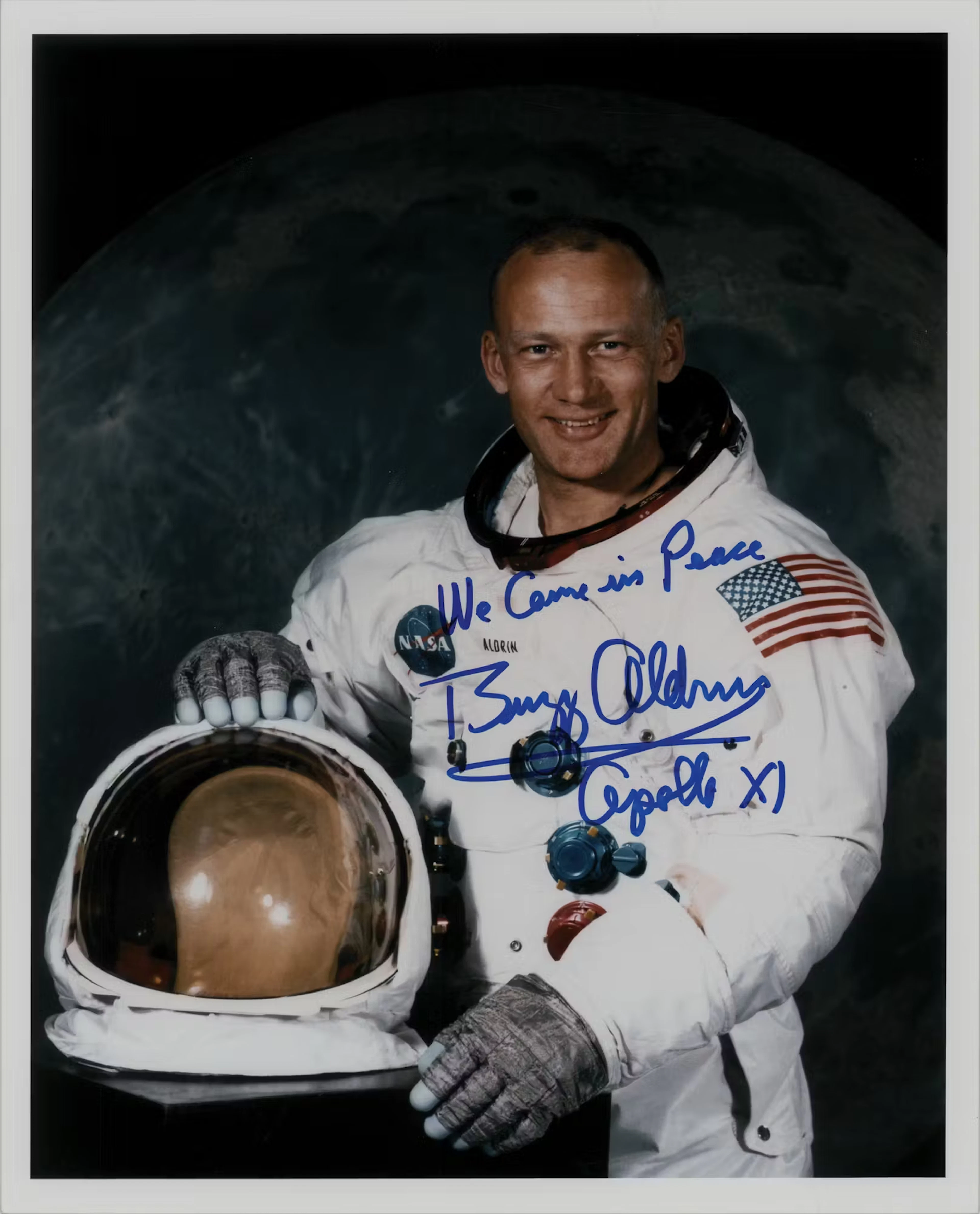 Buzz Aldrin Signed Photograph