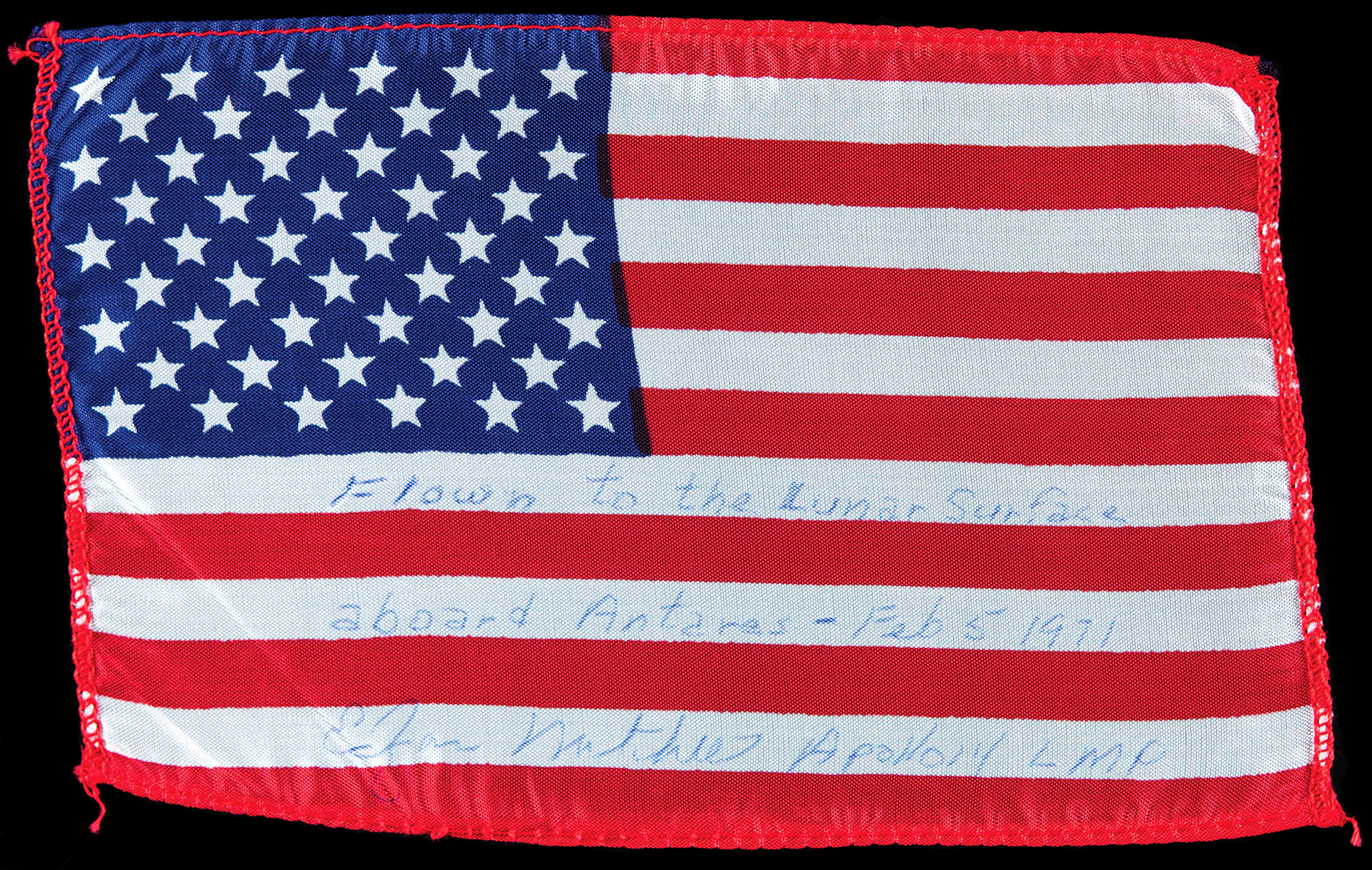 Apollo 14 Lunar Surface-Flown American Flag - From the Personal Collection