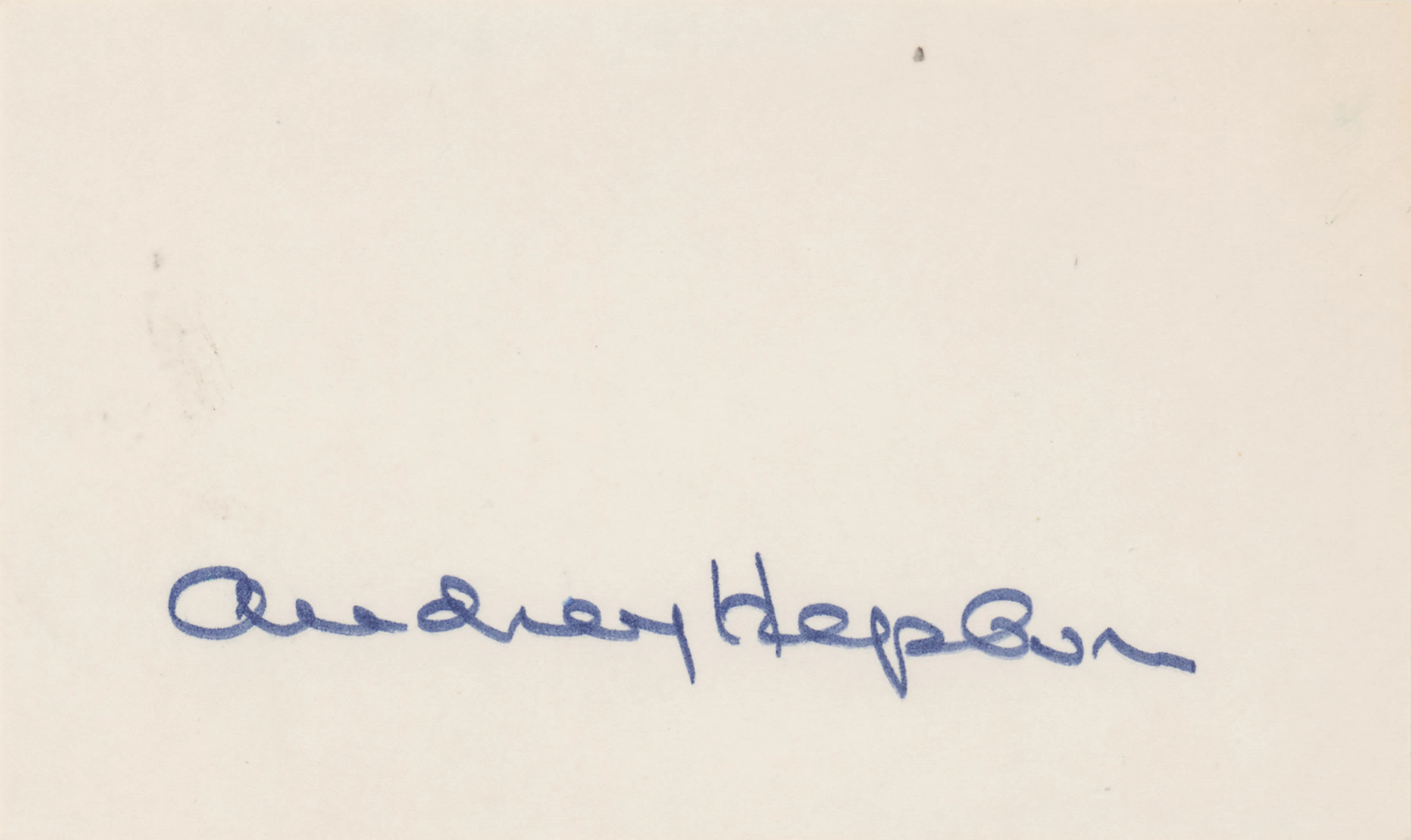 Audrey Hepburn Signature