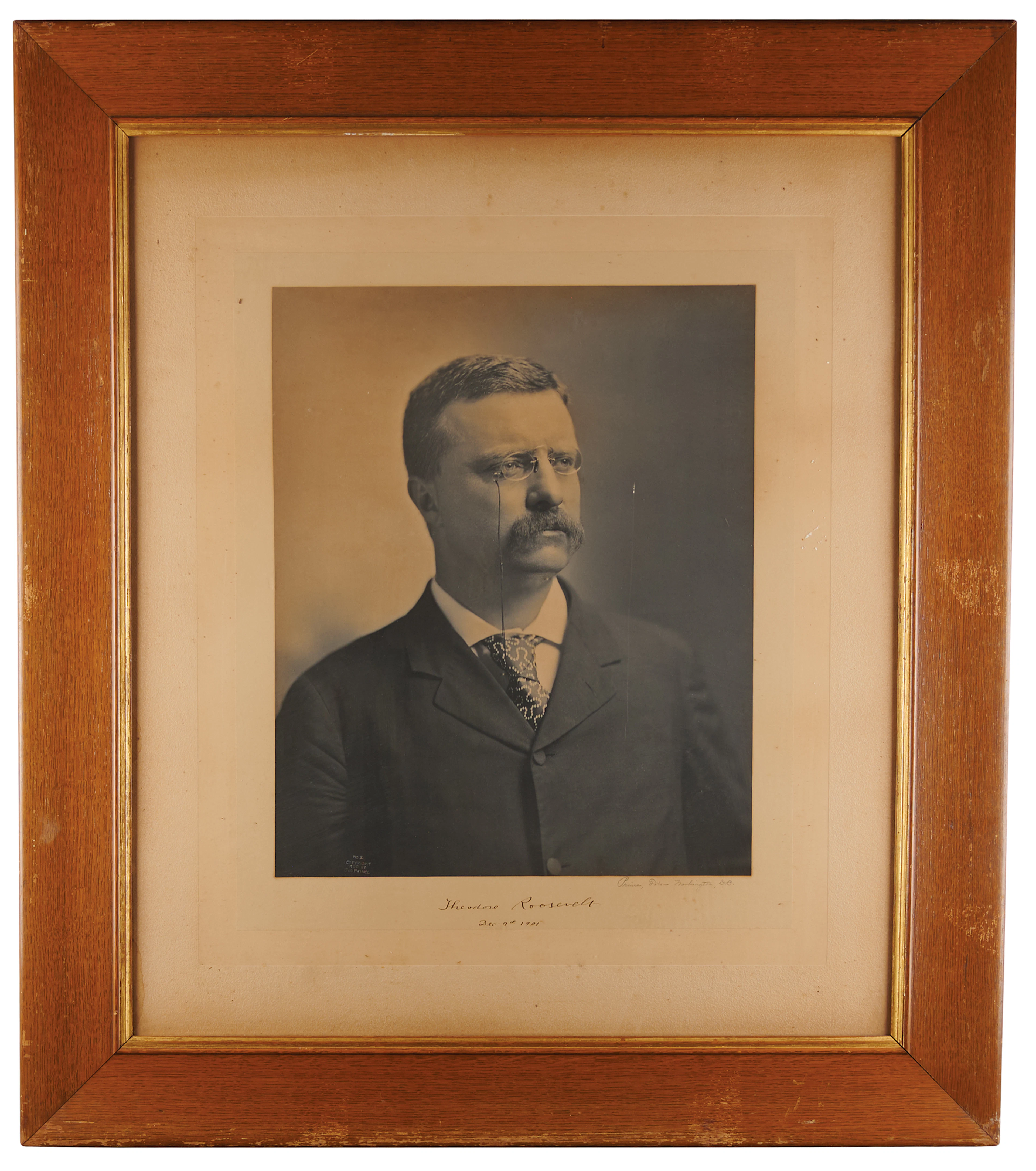 Theodore Roosevelt Signed Oversized Photograph as President - 34.25˝ x 38.75˝