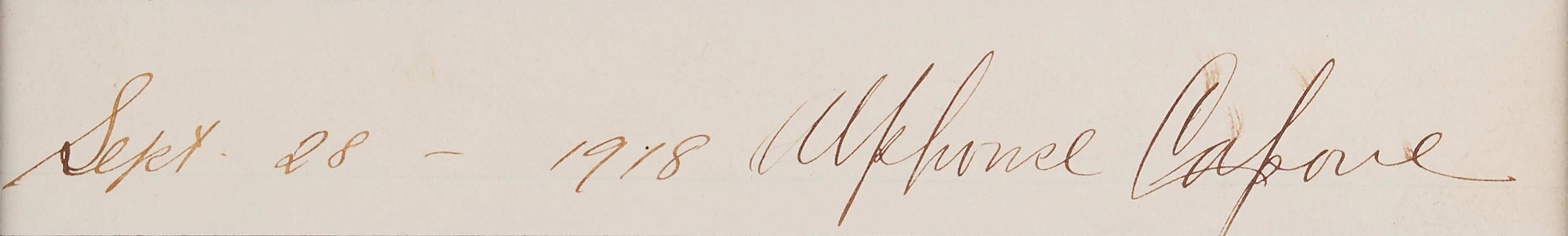 Al Capone Signature
