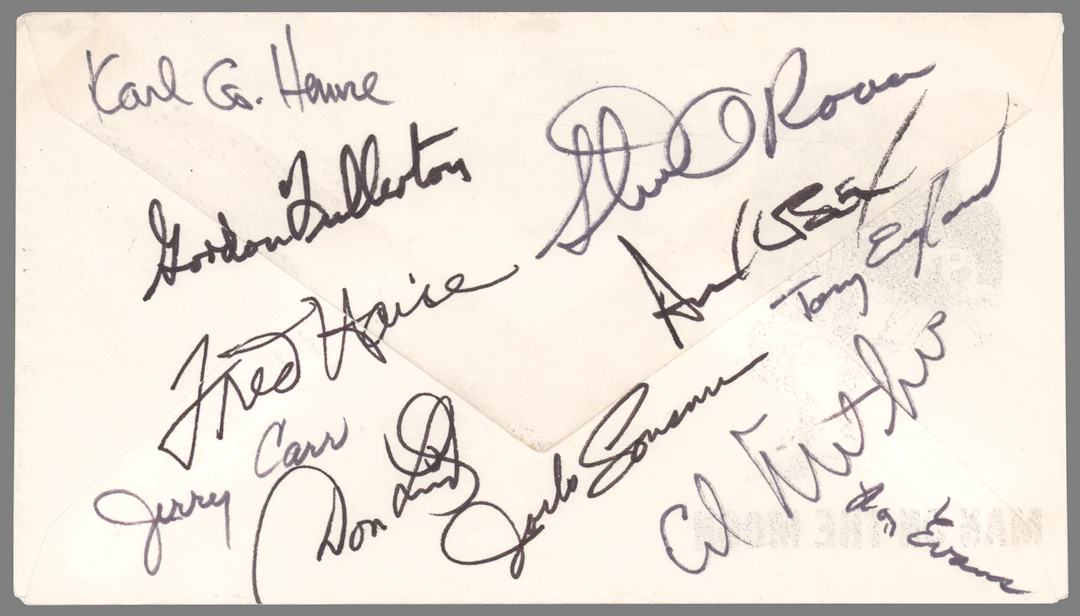 Apollo Astronauts (11) Signed Cover with Bean, Mitchell, Evans, and Haise