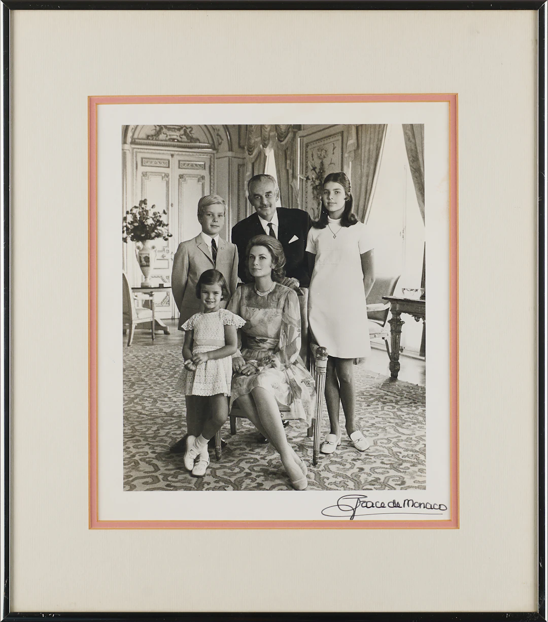 Princess Grace of Monaco Signed Oversized Photograph