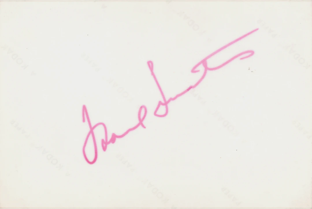 Frank Sinatra Signed Candid Photograph