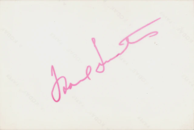 Frank Sinatra Signed Candid Photograph