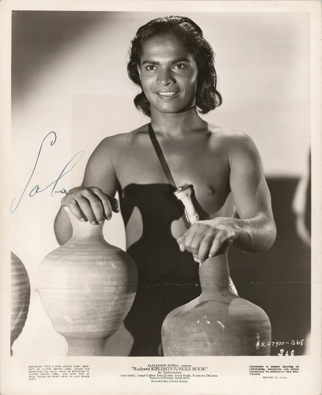 Sabu Signed Photograph