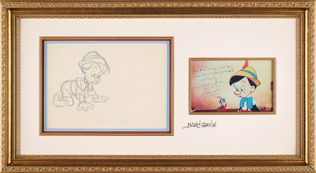 Pinocchio production drawing from Pinocchio